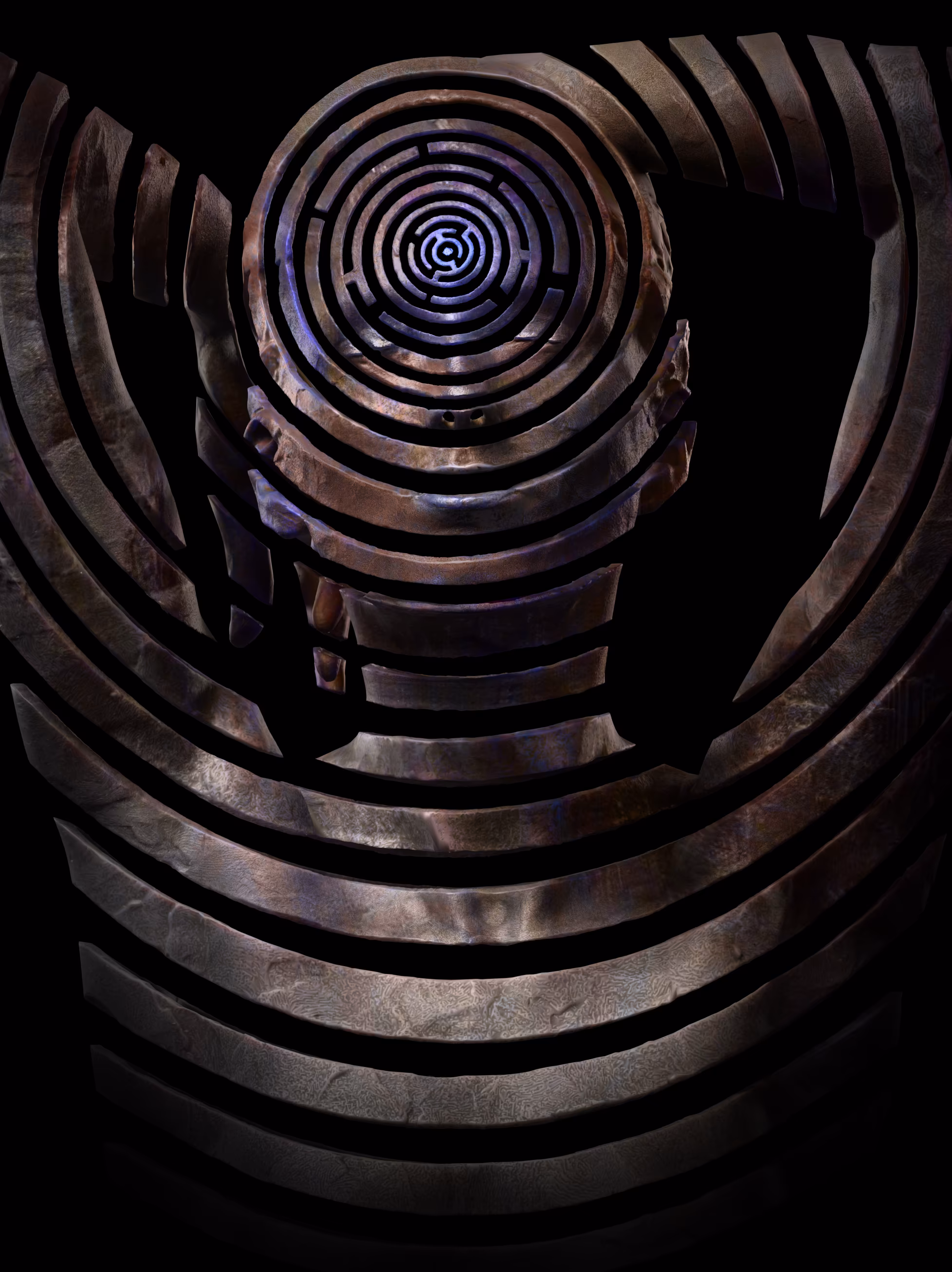 "Dreams of Color" is the representation of a creative mind, that doesn't see the limits of the physical world and expands the connection between sculpture, music, and color.”