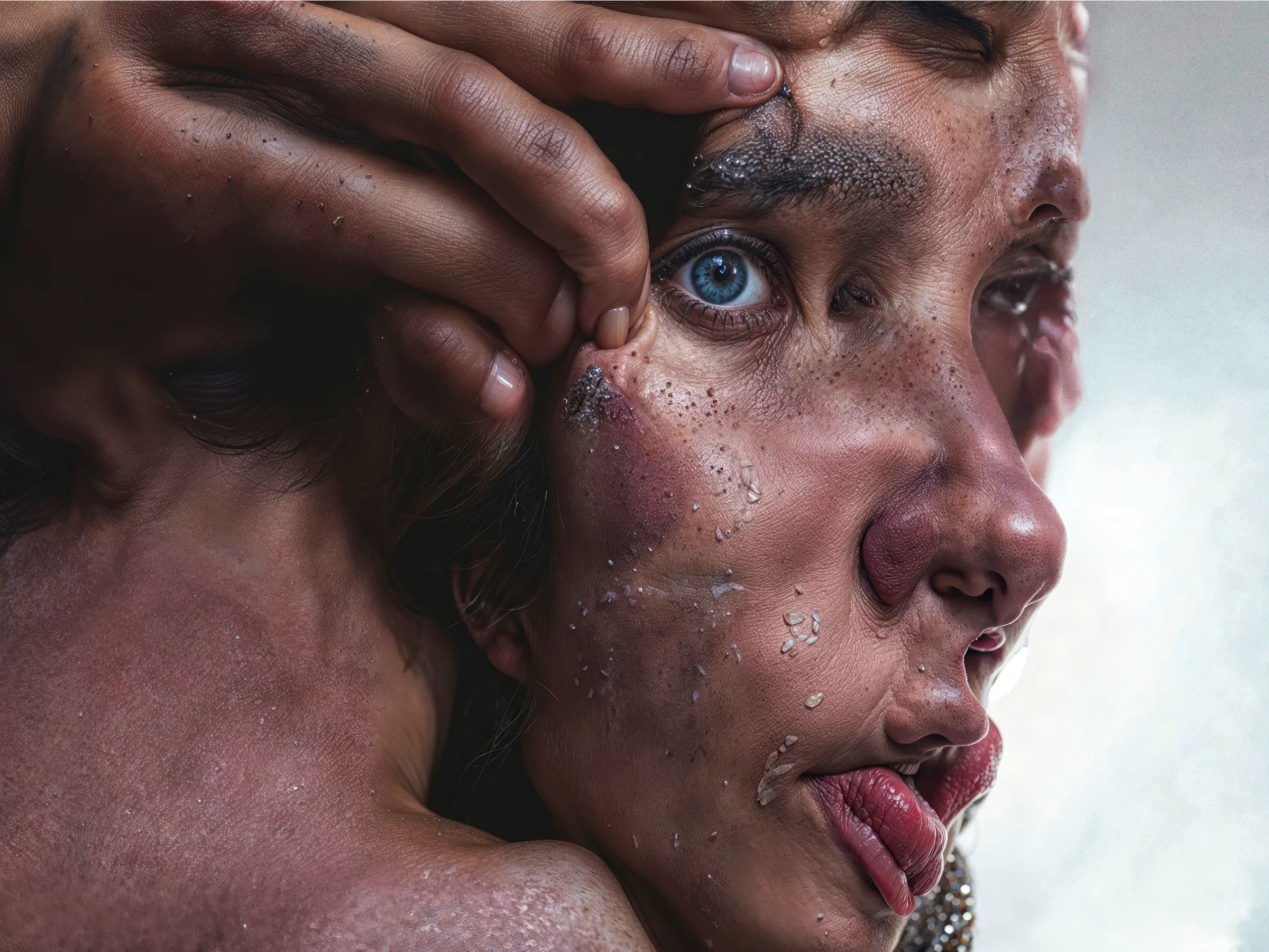 Aura is a collection of 100 high resolution AI-generated portraits, exploring the boundaries of realism versus imagination... how far a portrait image can be deconstructed so that a sense of humanity and emotion would still remain? Aura plays with our appreciation of realistic details in photography.