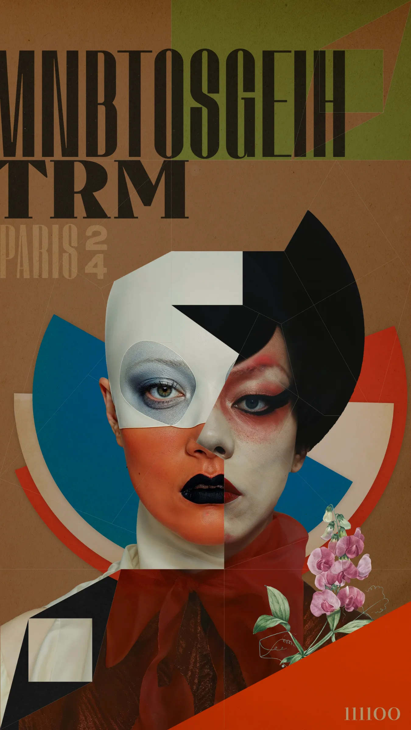 Drawing on parallels between the 1920s avant-garde and 2020s generative art, my collection aims to create composite portraits of characters that never existed, blending Dadaism, binary code, and a grid system inspired by the Paris arrondissements, into a retro-futuristic extravaganza that transcends time and digital boundaries.