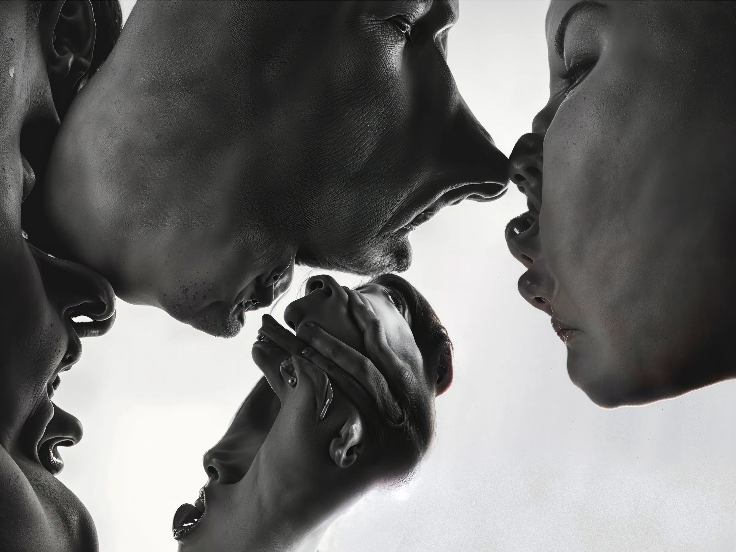 Aura is a collection of 100 high resolution AI-generated portraits, exploring the boundaries of realism versus imagination... how far a portrait image can be deconstructed so that a sense of humanity and emotion would still remain? Aura plays with our appreciation of realistic details in photography.
