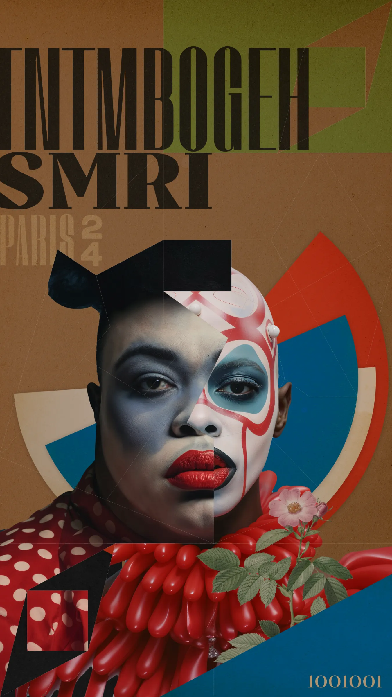 Drawing on parallels between the 1920s avant-garde and 2020s generative art, my collection aims to create composite portraits of characters that never existed, blending Dadaism, binary code, and a grid system inspired by the Paris arrondissements, into a retro-futuristic extravaganza that transcends time and digital boundaries.