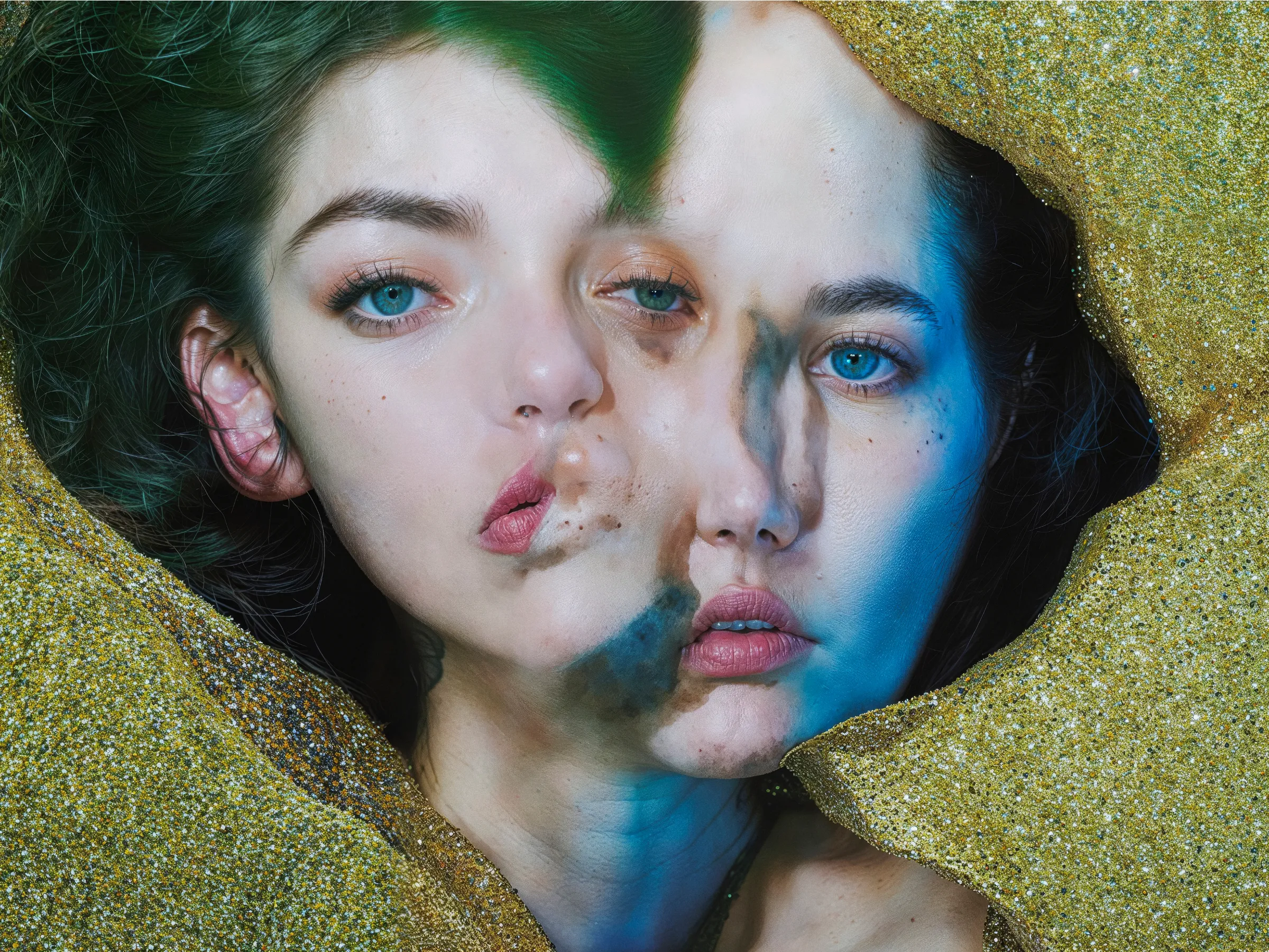 Aura is a collection of 100 high resolution AI-generated portraits, exploring the boundaries of realism versus imagination... how far a portrait image can be deconstructed so that a sense of humanity and emotion would still remain? Aura plays with our appreciation of realistic details in photography.