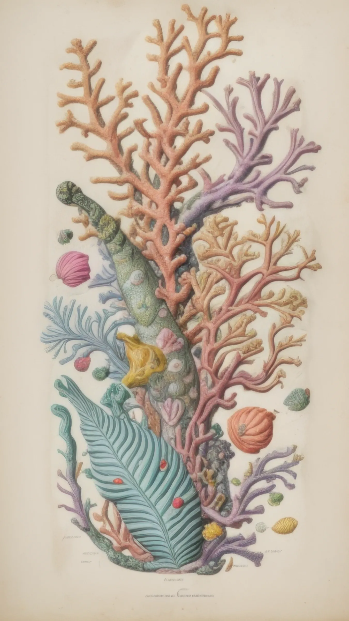 Part of the wider _Artificial Botany_ (2019) series, the _Unseen Flora_ collection shines a spotlight on the fantastical and surreal botanical illustrations created by four British scientists and artists: Charlotte Bancroft, Beatrice Hastings, Edmund Thorne and Theodore Winslow.
The collection has as its focus the concept of truth, contextualised in the contemporary digital age where the boundaries between real and virtual, natural and artificial, seem to become more and more obscure. Especially after the sudden influx of innovative technologies led by AI language models and image generation systems, the notion of truth has become even more arbitrary, always hidden behind a thin veil of plausibility and verisimilitude.  

_Unseen Flora_ stands at the interplay between these areas: the collection wants to explore unreal but plausible histories through the visual depictions of the four illustrators, offering us an unprecedented glimpse into their imaginary botanical dimensions.