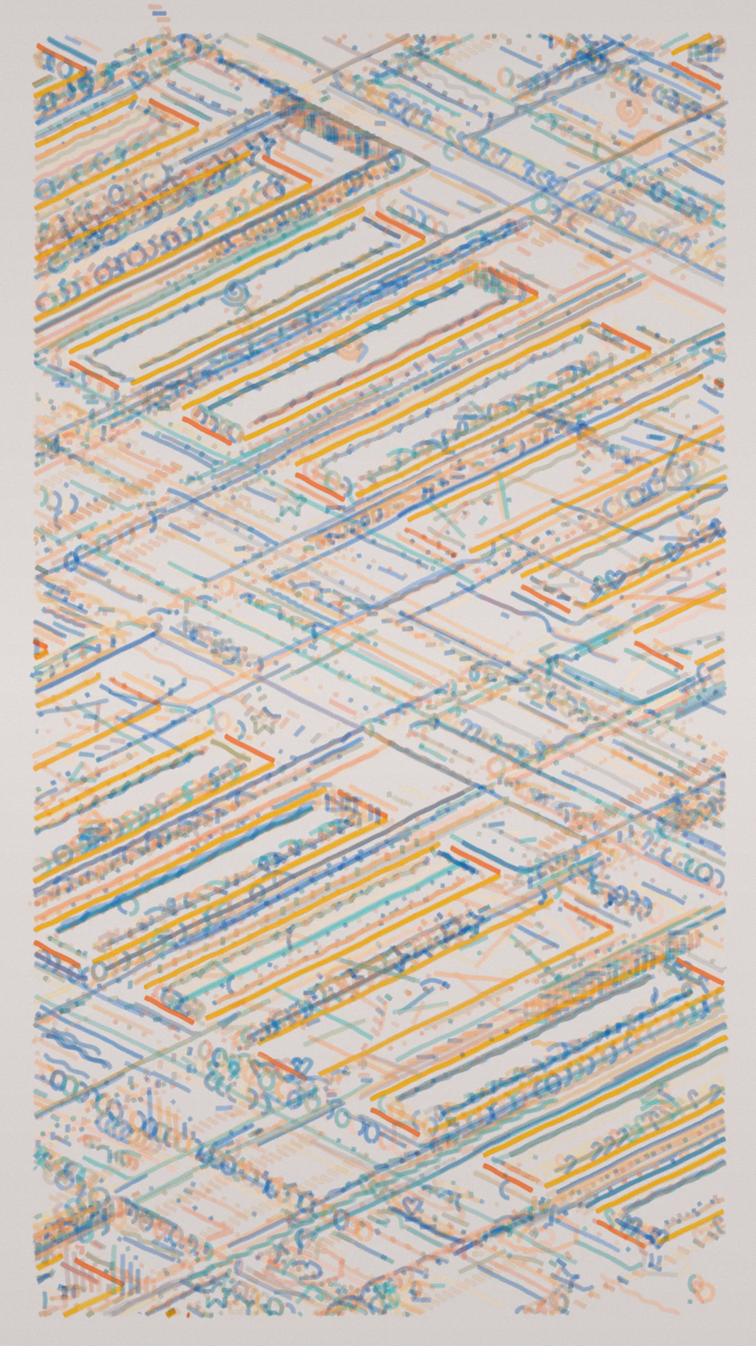 Cities is an exploration of how we view, experience, and recollect the vibrancy of the cities we visit and call home. Each cityscape provides a new terrain for the viewer to explore.

Cities draws upon various points of inspiration: From street-art murals and painted linework, to minimalistic and geometric modernism. Motion is elegantly captured through longer lines — these invoke visuals in the viewer’s mind akin to long-exposure urban photography. Layers of color raise questions and play into our perception of scale, depth, and time. Connections and subtle overlaps reflect the infinite stories, actions and reactions that make up our world. How does time seem to move faster in digital space, as in big cities like NYC?

Using the Bauhaus principle of gestalt, the art balances abstract lines with figurative elements. This contrast gives the viewer an “aha” moment as they connect the dots in their mind — even inserting themselves into each work, like the “YOU ARE HERE” markers we’ve all encountered so many times. 

Within each city you'll find traces of Efdot’s iconic visual language. The Glyphs find their way onto street intersections, evoking a sense of action along with narrative mystery.

Efdot’s lifelong connection to New York led him to start drawing these abstract cities by hand, later joining forces with Diid to make this collection represent an “infinite city”. Accordingly, the color palettes are all drawn both from Efdot’s painted work & from colors we naturally encounter in the city.
