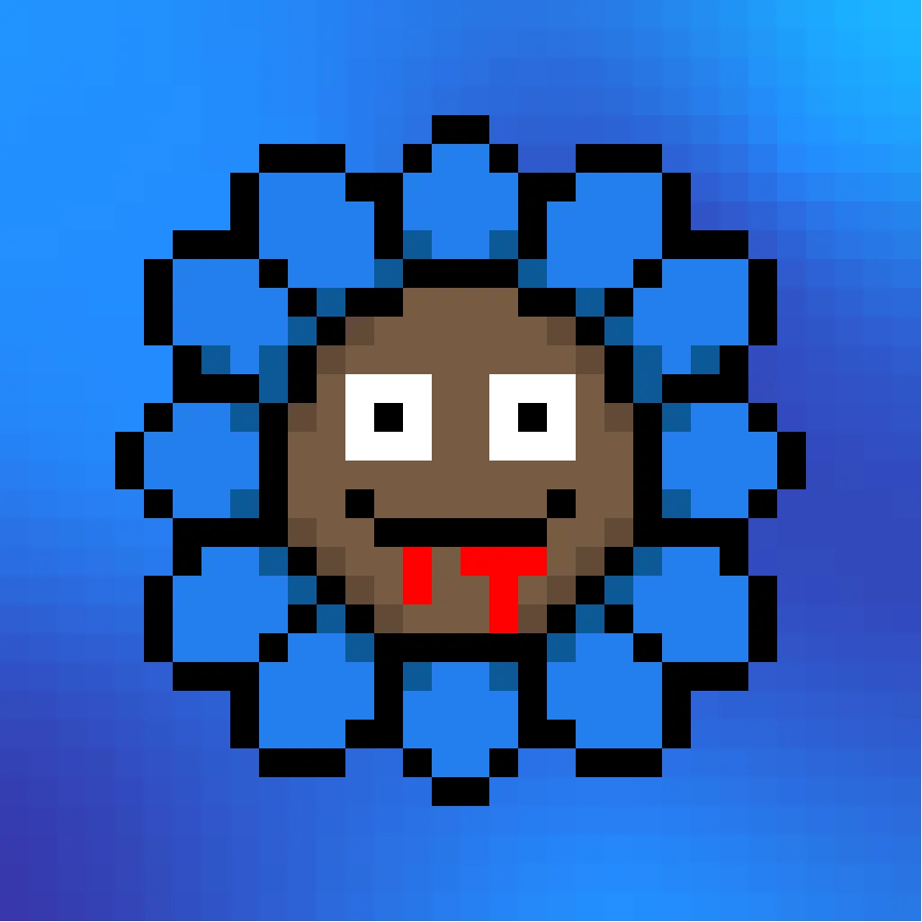 Murakami.Flowers is a work in which artist Takashi Murakami’s representative artwork, flowers, are expressed as dot art evocative of Japanese TV games created in the 1970s. The work is being developed with the number 108 as the keyword; a combination of 108 backgrounds and flower colors make up a field, and there are 108 fields. Each field has 108 flower images, resulting in 11,664 flower images in total. The number 108 is a reference to bonnō, or earthly temptations.

Murakami.Flowers NFTs are subject to the Collector Terms available here:https://murakamiflowers.kaikaikiki.com/collector.html. If you buy a Murakami.Flowers NFT, you do not receive commercial rights in the corresponding artwork.

©Takashi Murakami/Kaikai Kiki Co., Ltd. All Rights Reserved.