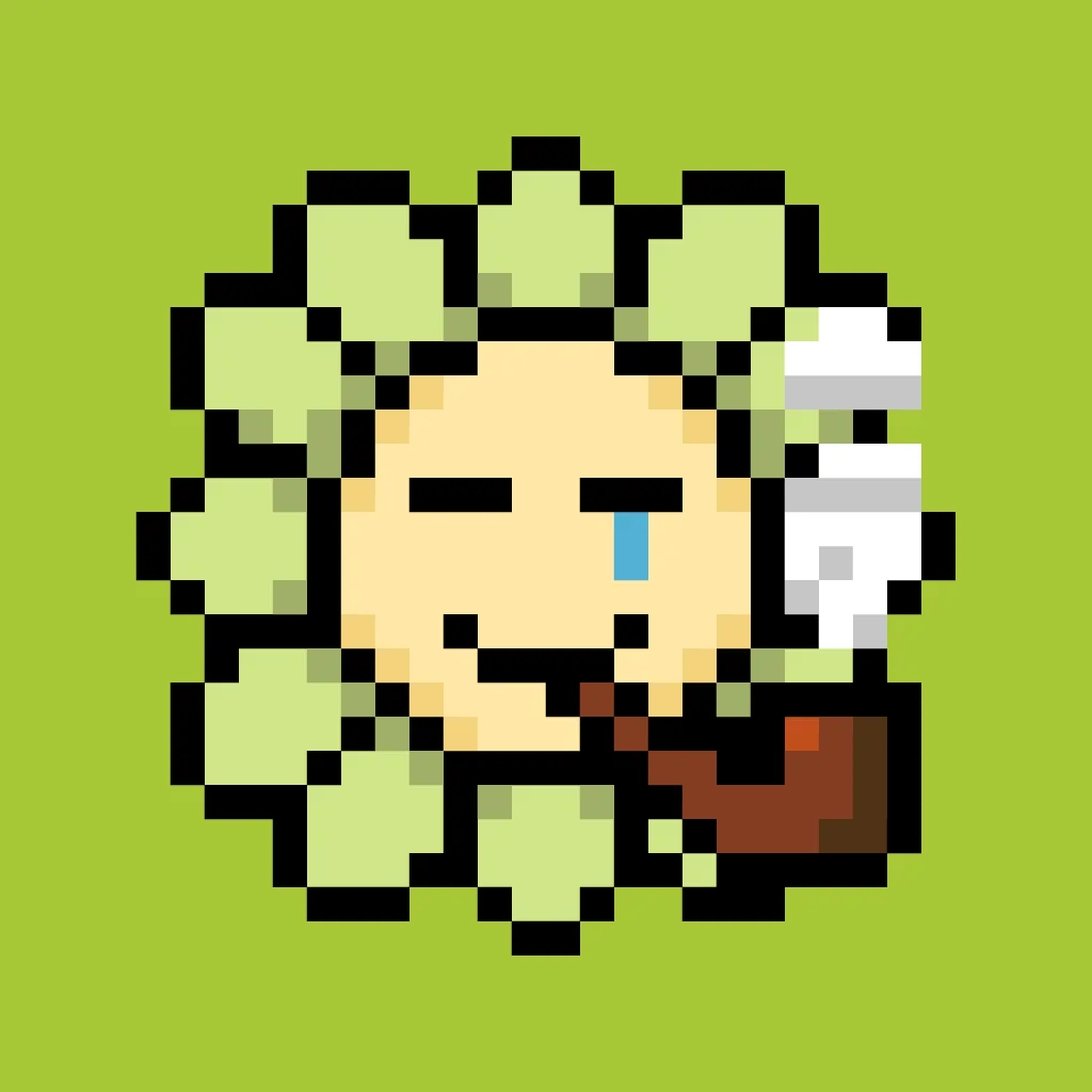 Murakami.Flowers is a work in which artist Takashi Murakami’s representative artwork, flowers, are expressed as dot art evocative of Japanese TV games created in the 1970s. The work is being developed with the number 108 as the keyword; a combination of 108 backgrounds and flower colors make up a field, and there are 108 fields. Each field has 108 flower images, resulting in 11,664 flower images in total. The number 108 is a reference to bonnō, or earthly temptations.

Murakami.Flowers NFTs are subject to the Collector Terms available here:https://murakamiflowers.kaikaikiki.com/collector.html. If you buy a Murakami.Flowers NFT, you do not receive commercial rights in the corresponding artwork.

©Takashi Murakami/Kaikai Kiki Co., Ltd. All Rights Reserved.