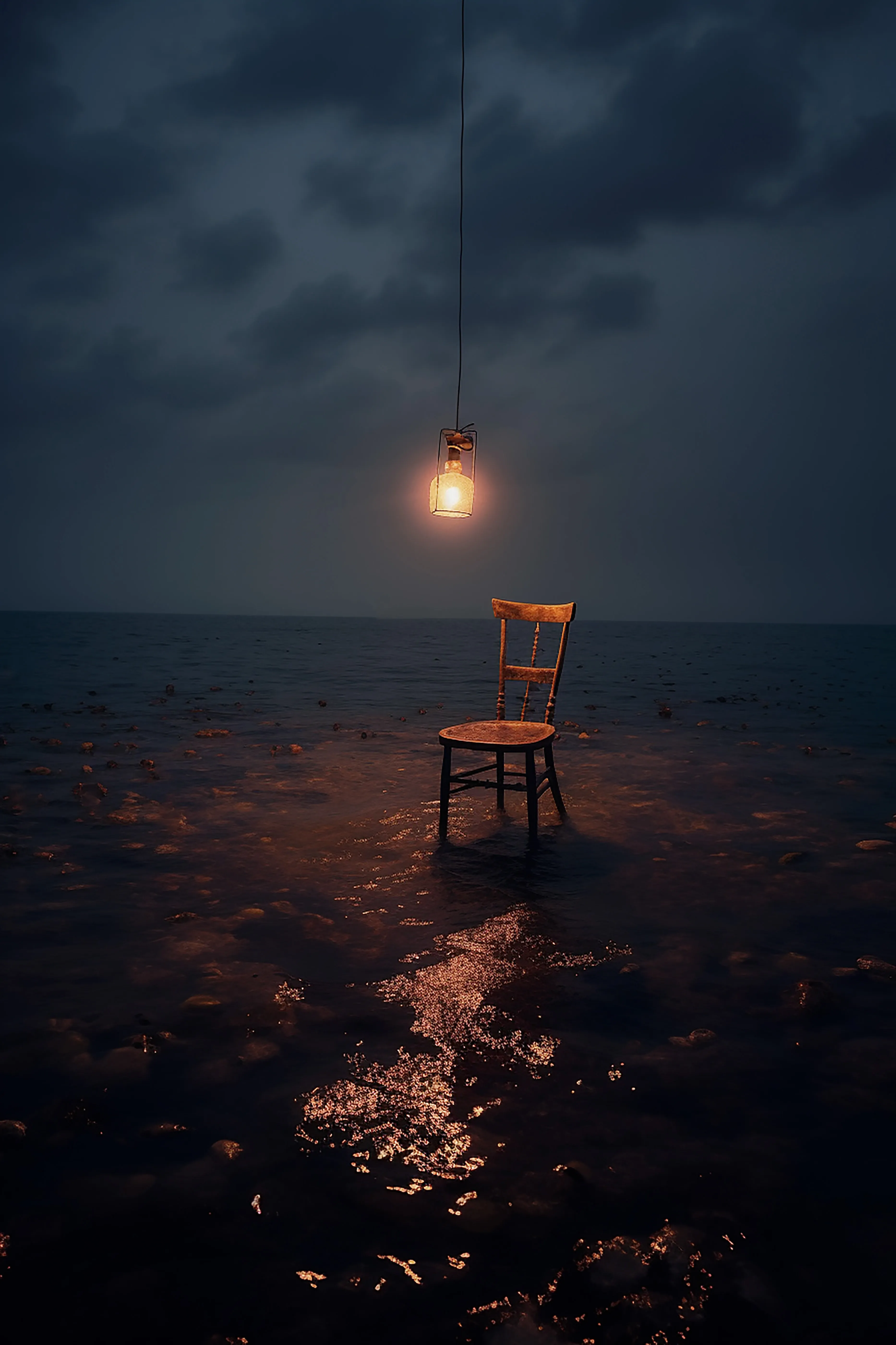 What powers this lantern in a sea of darkness?