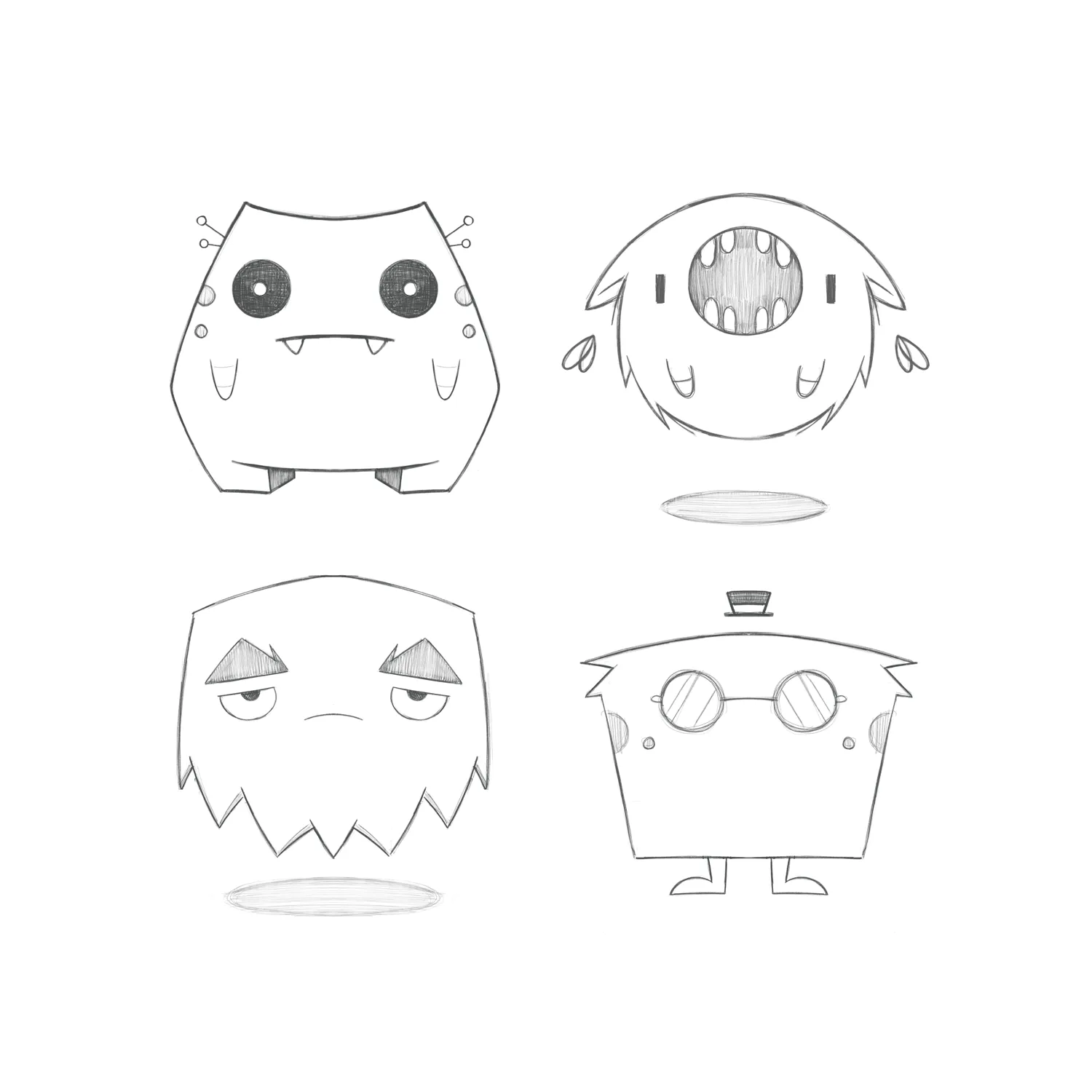2018
Character design sketches (first iterations). 