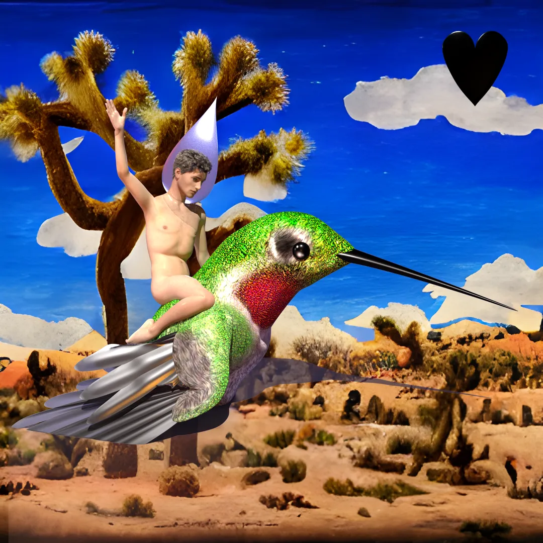 Gardens of Felt Zine is a limited edition 1/1 art collection inspired by The Garden of Earthly Delights with original 3D renderings by Ty Vadovich; AI, and executive production by Mark Sabb; and Web3 development by Max Bochman