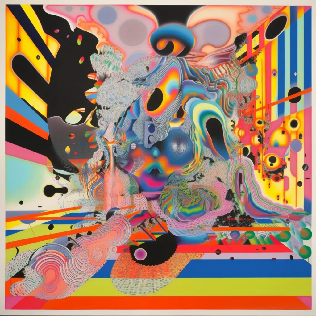 A disordered delirium overtook the mind. The world twisted and distorted, colors and shapes bleeding into one another in a chaotic dance. Thoughts raced and collided, forming a cyclone of confusion and disorientation