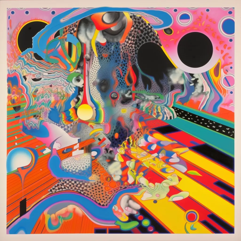 In the world of strange chromatic realities, nothing was quite as it seemed. Colors bled and blended in unexpected ways, creating a surreal and dreamlike atmosphere that defied explanation. Yet amidst the chaos and confusion, a sense of wonder and possibility prevailed, as the observer realized that this alternate reality was just as valid and meaningful as any other.