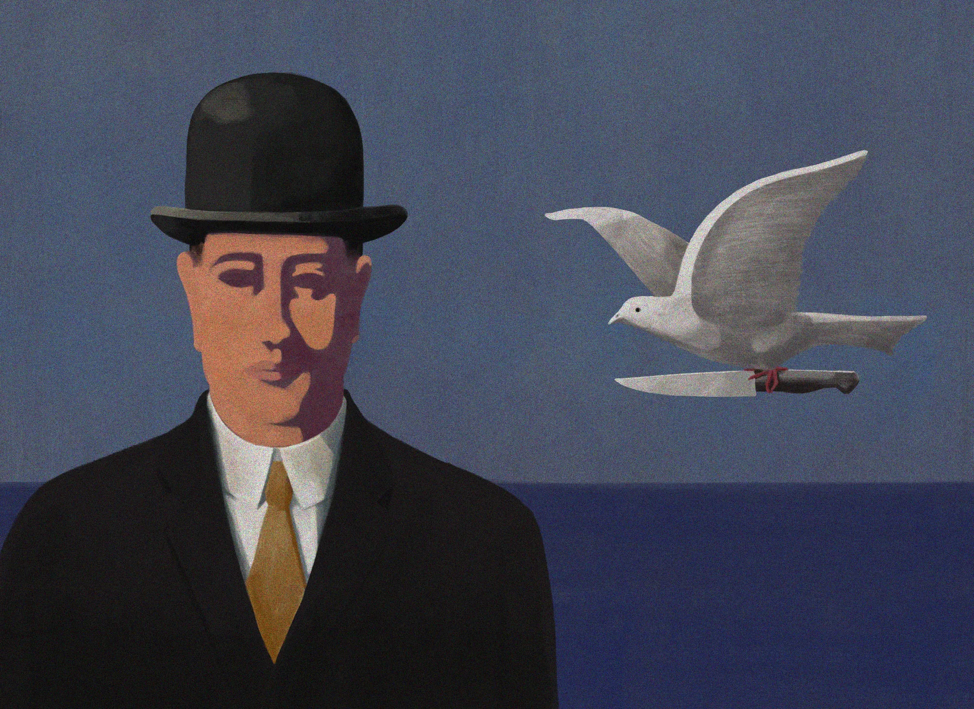 [2024] 𝘢𝘬𝘤

Original :
Man in a Bowler Hat / René Magritte / 1964