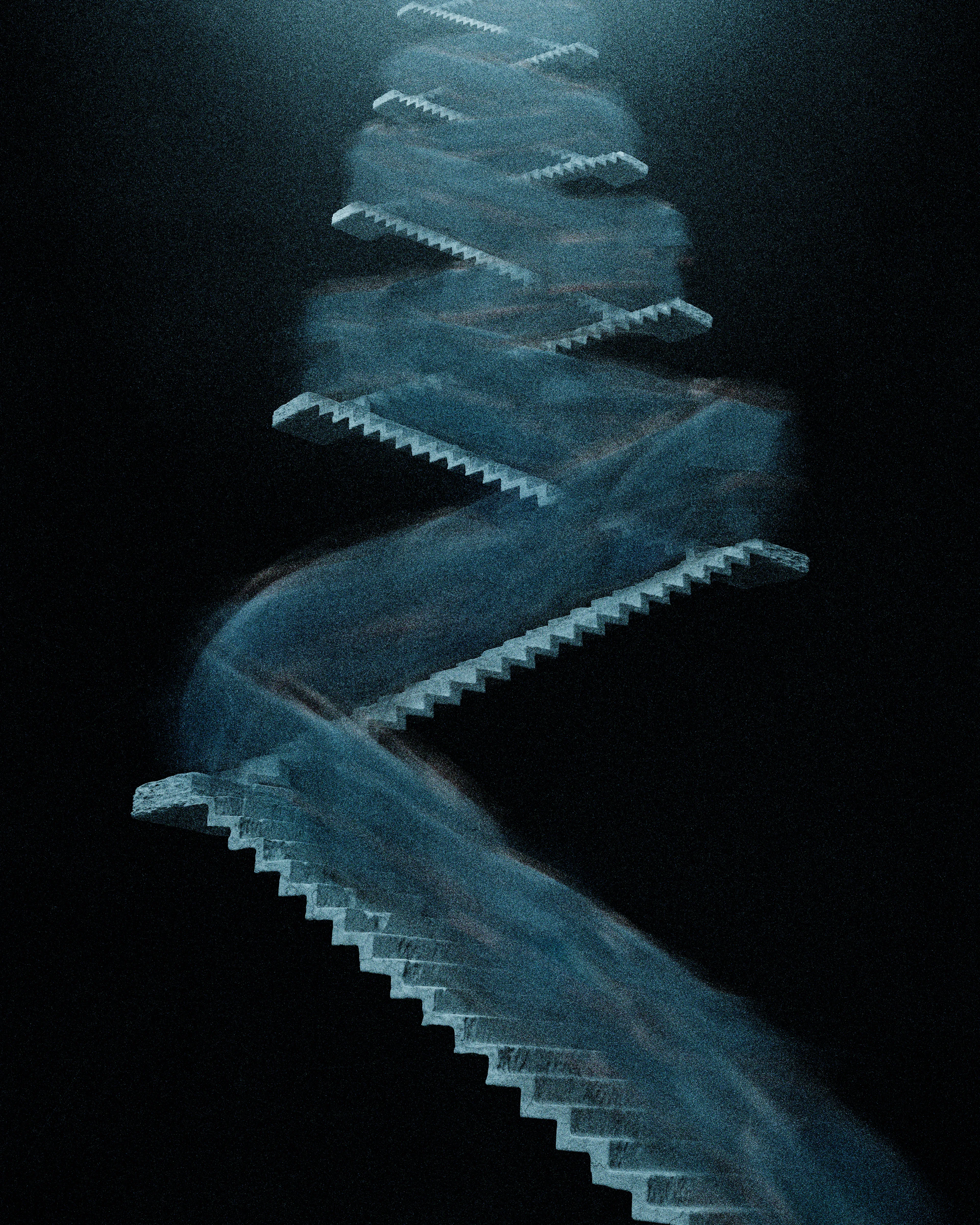 "Stasis III" from photgrapher and digital artist Sean Mundy.

Self portrait photography, 3D, digital manipulation/collage.

Created and minted in 2025.