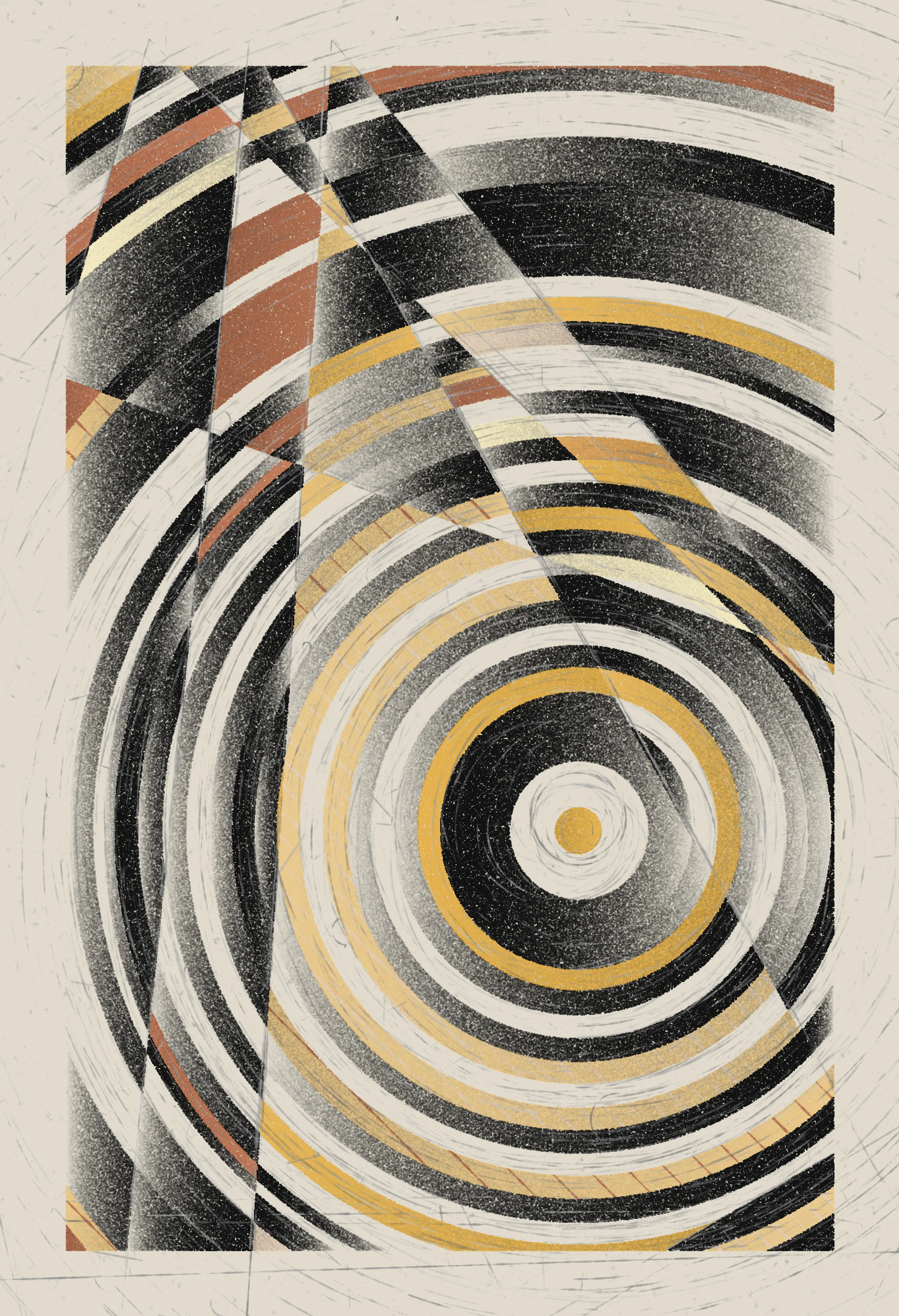 Apollo is a generative art algorithm which produces it's outputs solely using code. Thematically the collection focuses heavily on circles and was inspired by works from Robert & Sonia Delaunay. Outputs will vary by shape, position, colours, textures & output ratios. The name Apollo was inspired by French poet Guillaume Apollinaire, who originally coined the term Orphism with which this collection has close ties.