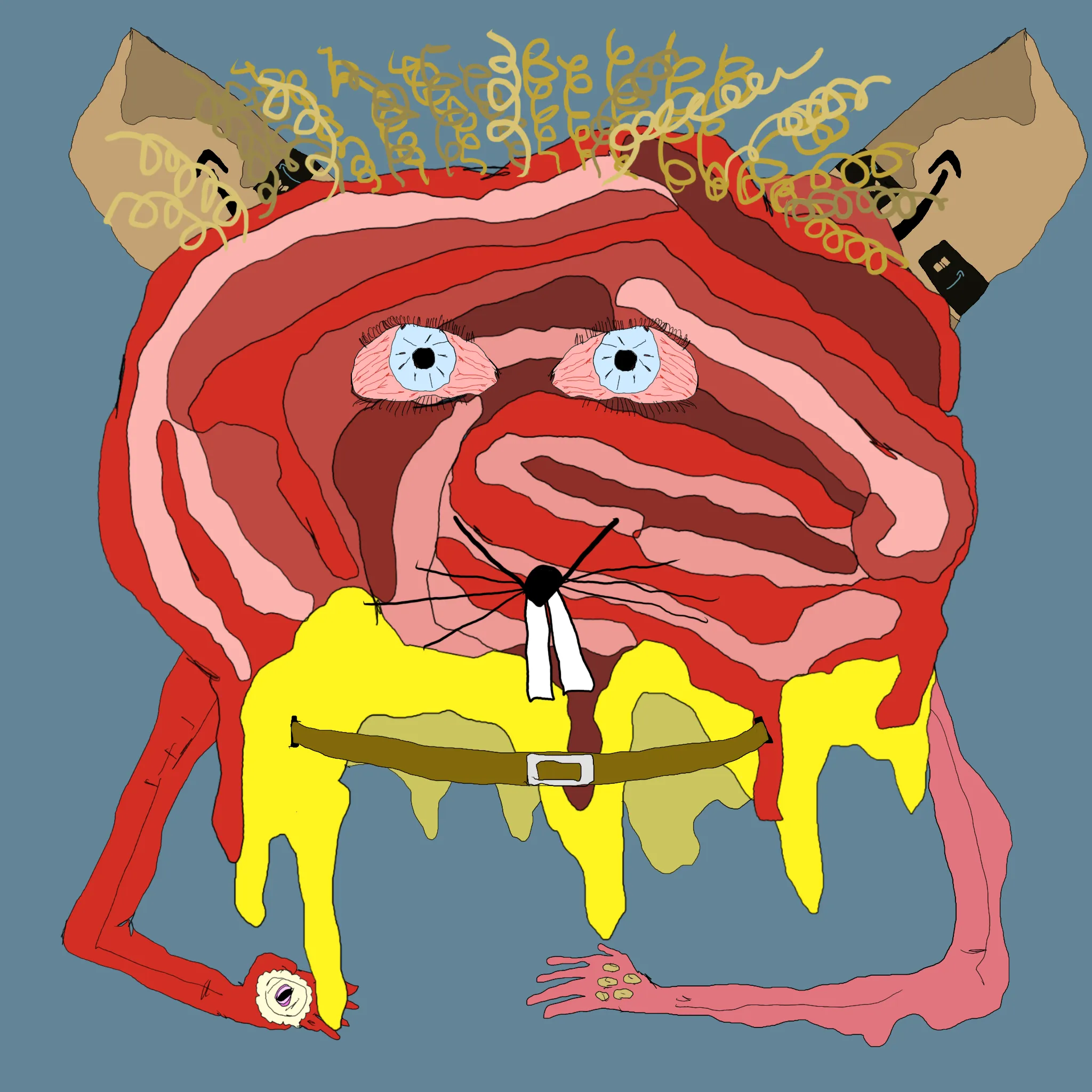 gristle buddee #66 has birthed flaccidly into the world. the next evolution of digital art is here and it's fuckable.