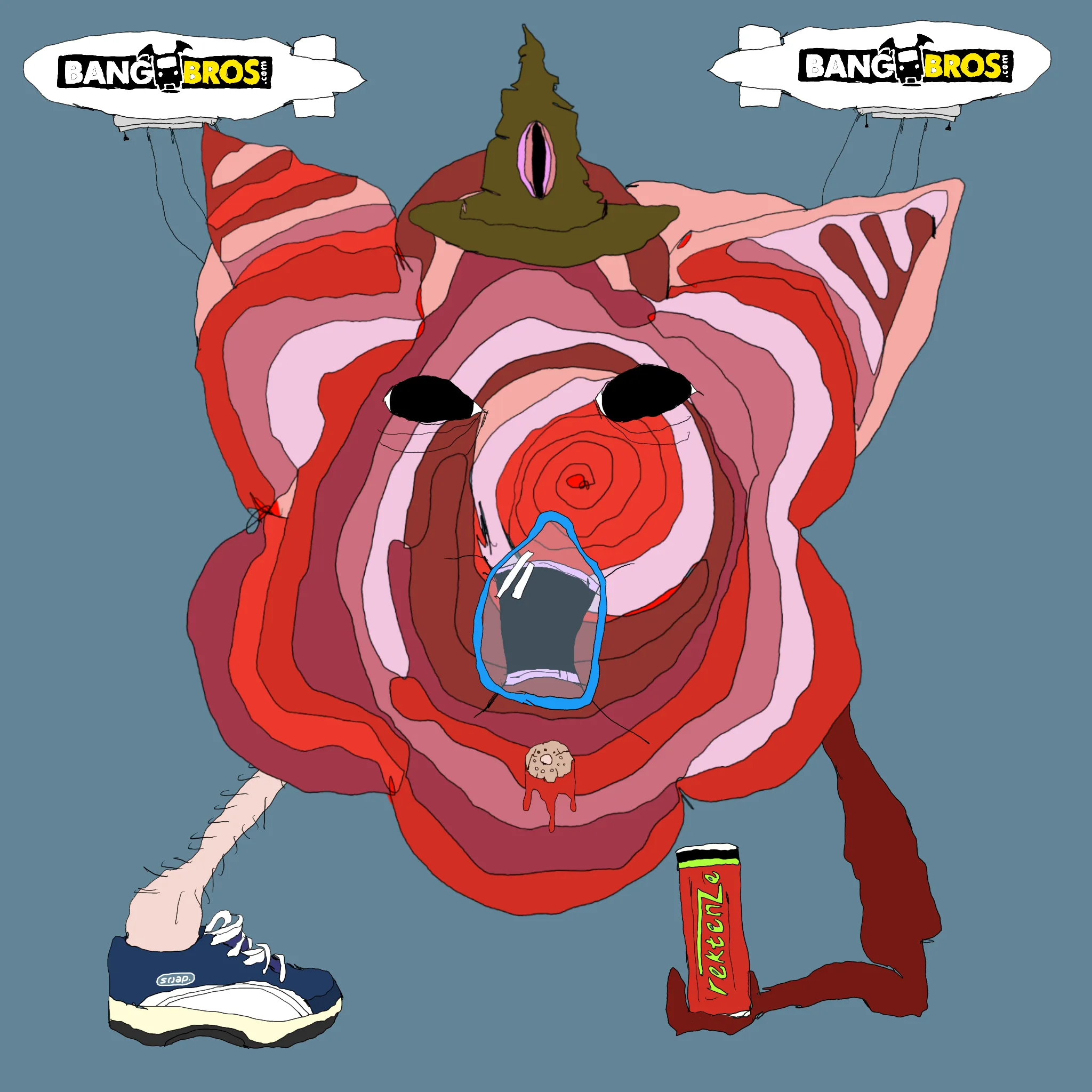 gristle buddee #1356 has birthed flaccidly into the world. the next evolution of digital art is here and it's fuckable.
