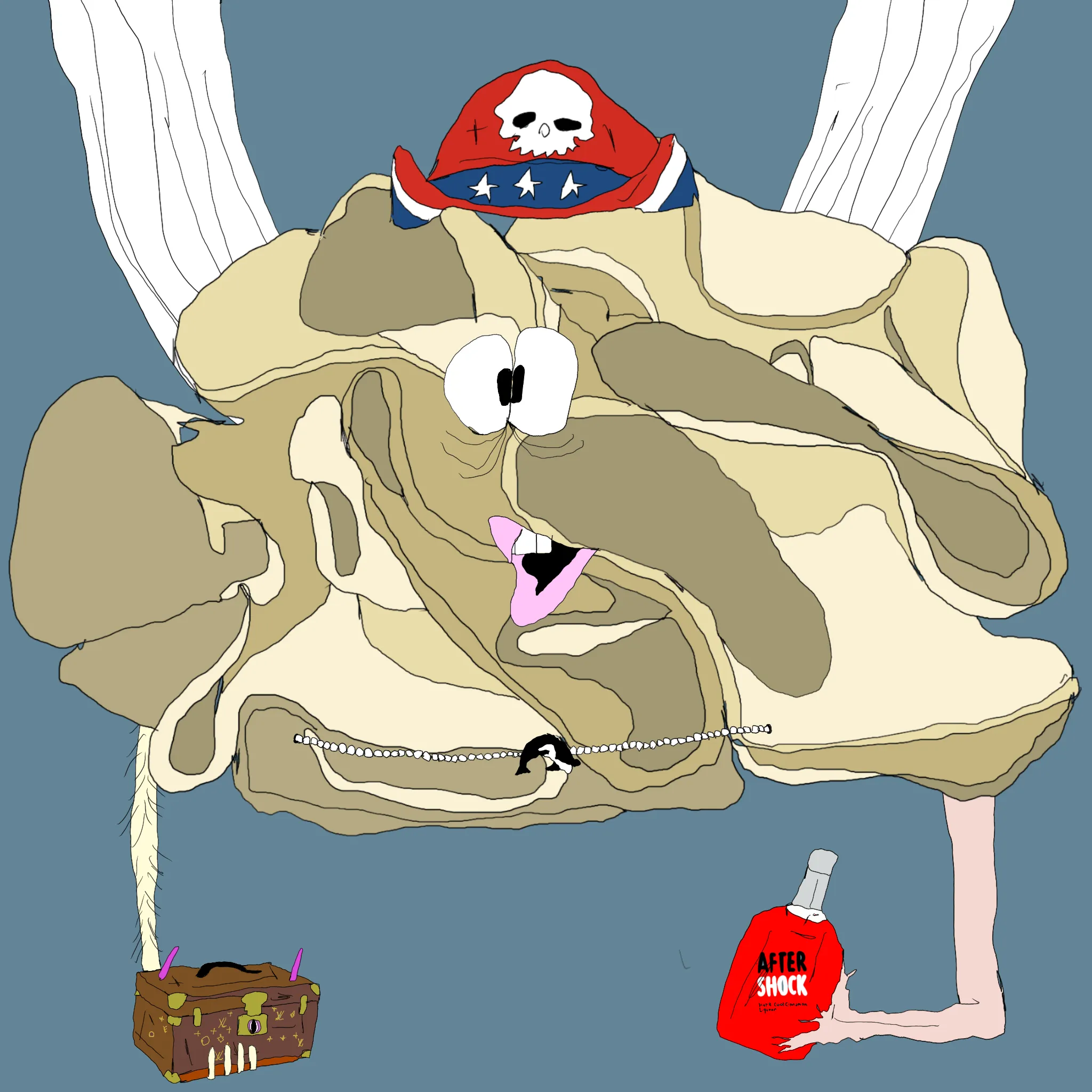 gristle buddee #540 has birthed flaccidly into the world. the next evolution of digital art is here and it's fuckable.
