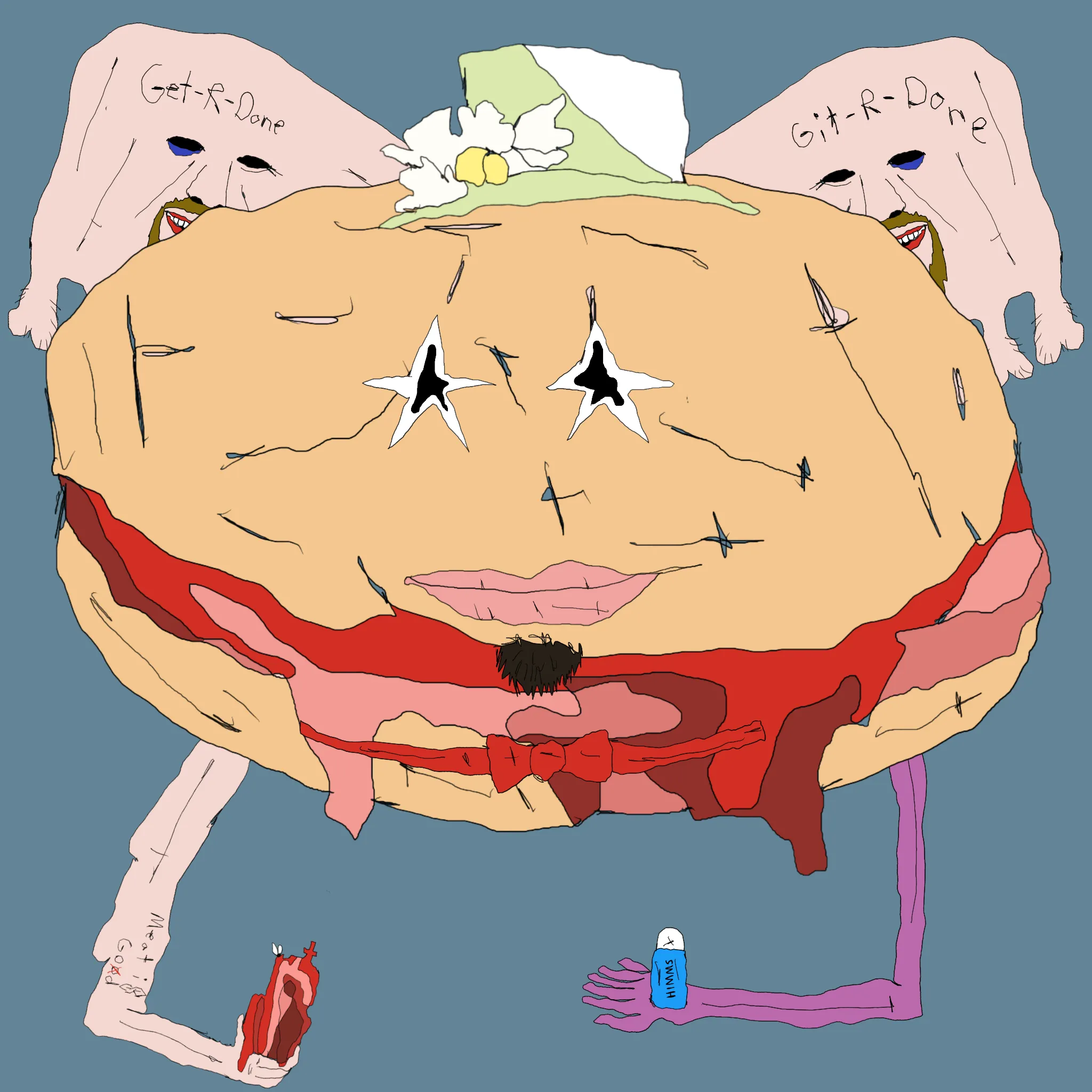 gristle buddee #1744 has birthed flaccidly into the world. the next evolution of digital art is here and it's fuckable.