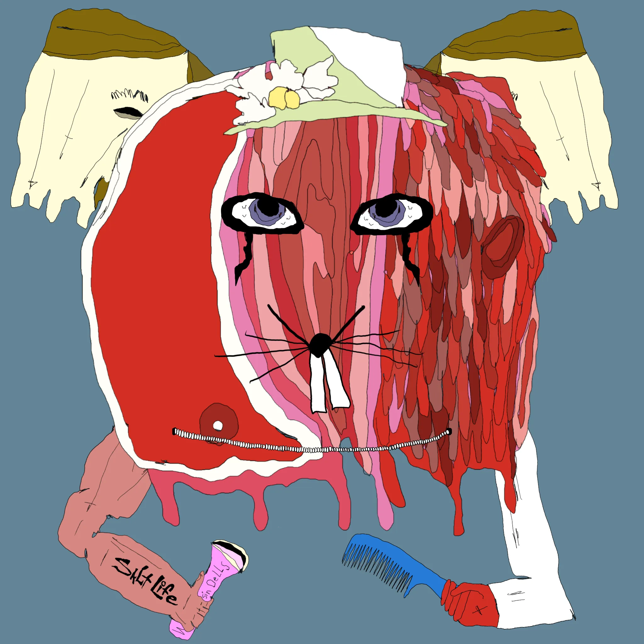 gristle buddee #1466 has birthed flaccidly into the world. the next evolution of digital art is here and it's fuckable.