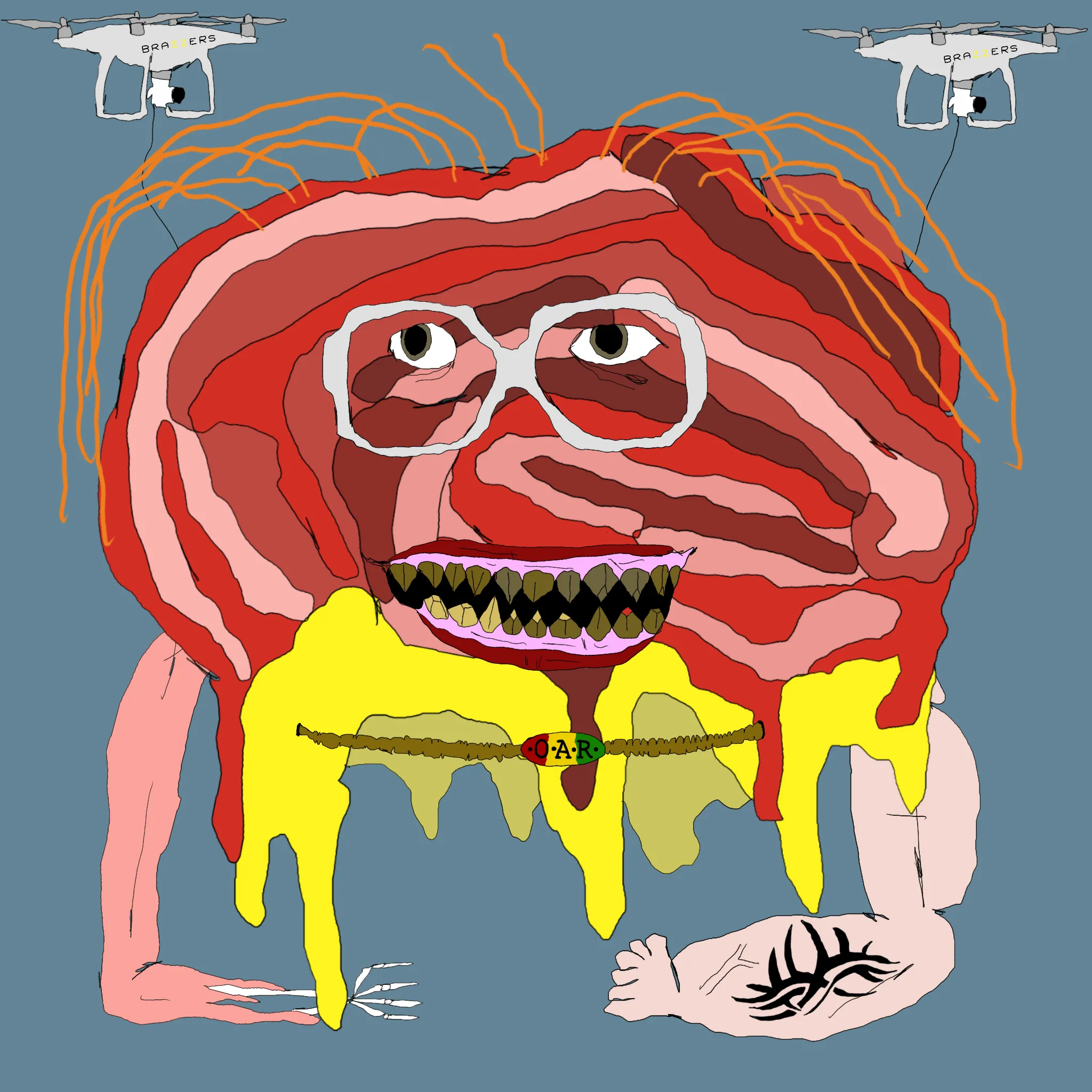 gristle buddee #1780 has birthed flaccidly into the world. the next evolution of digital art is here and it's fuckable.