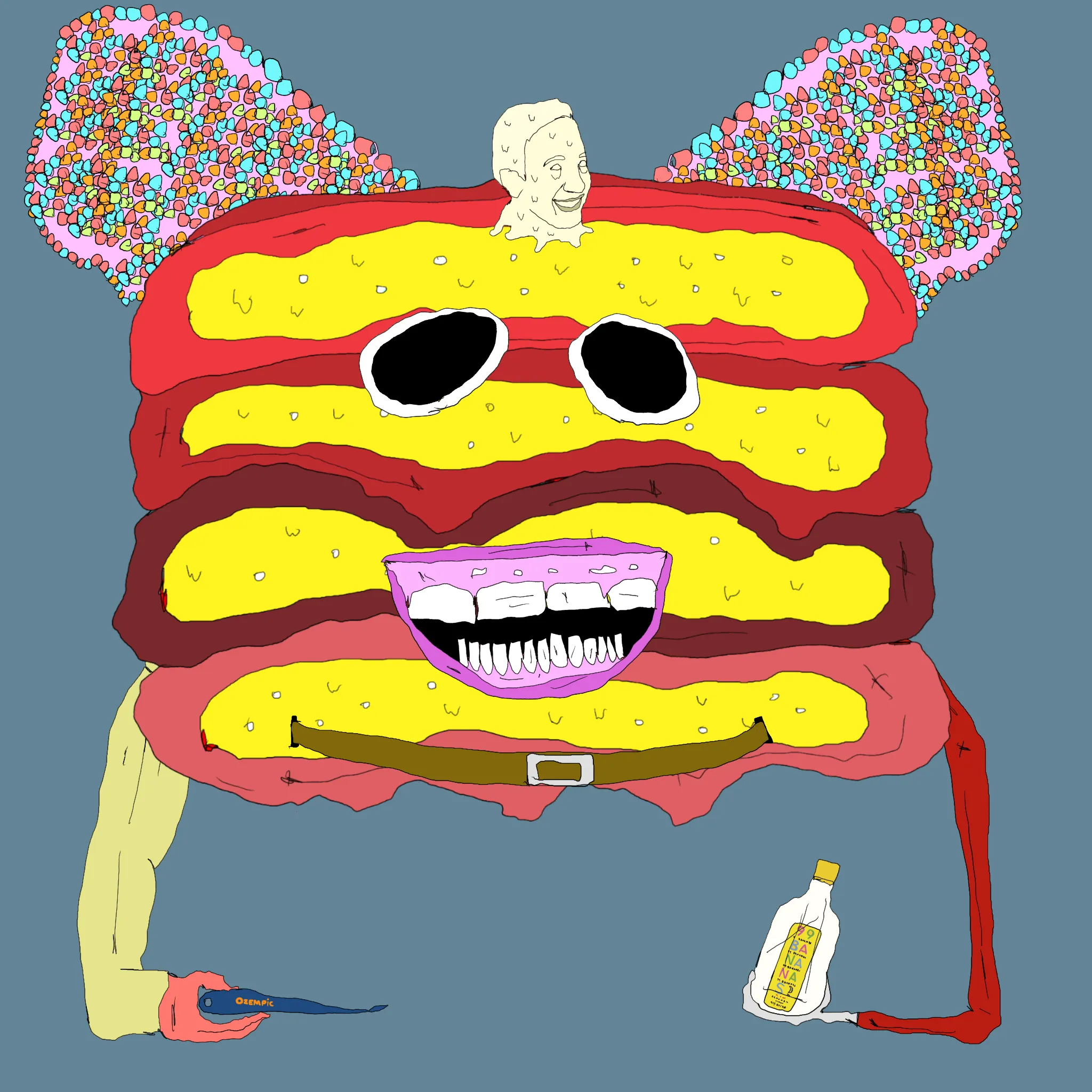 gristle buddee #1746 has birthed flaccidly into the world. the next evolution of digital art is here and it's fuckable.