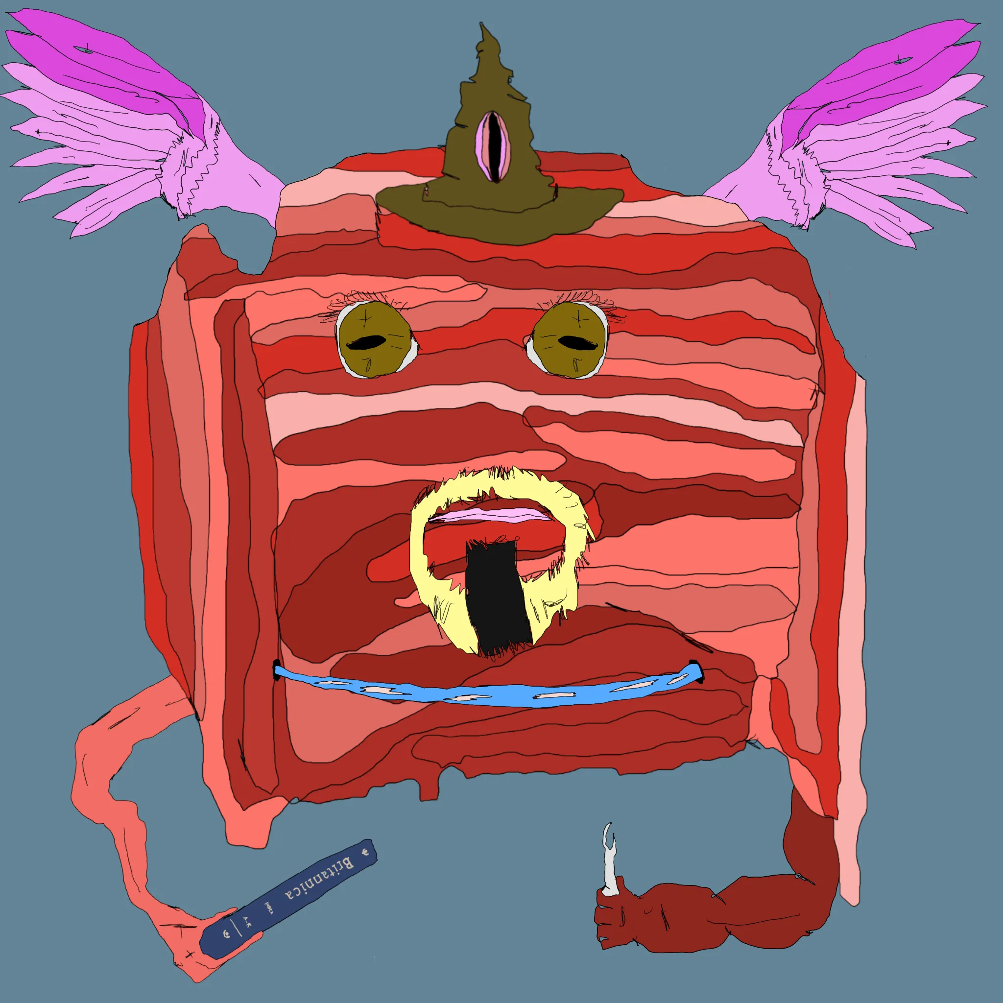 gristle buddee #1379 has birthed flaccidly into the world. the next evolution of digital art is here and it's fuckable.