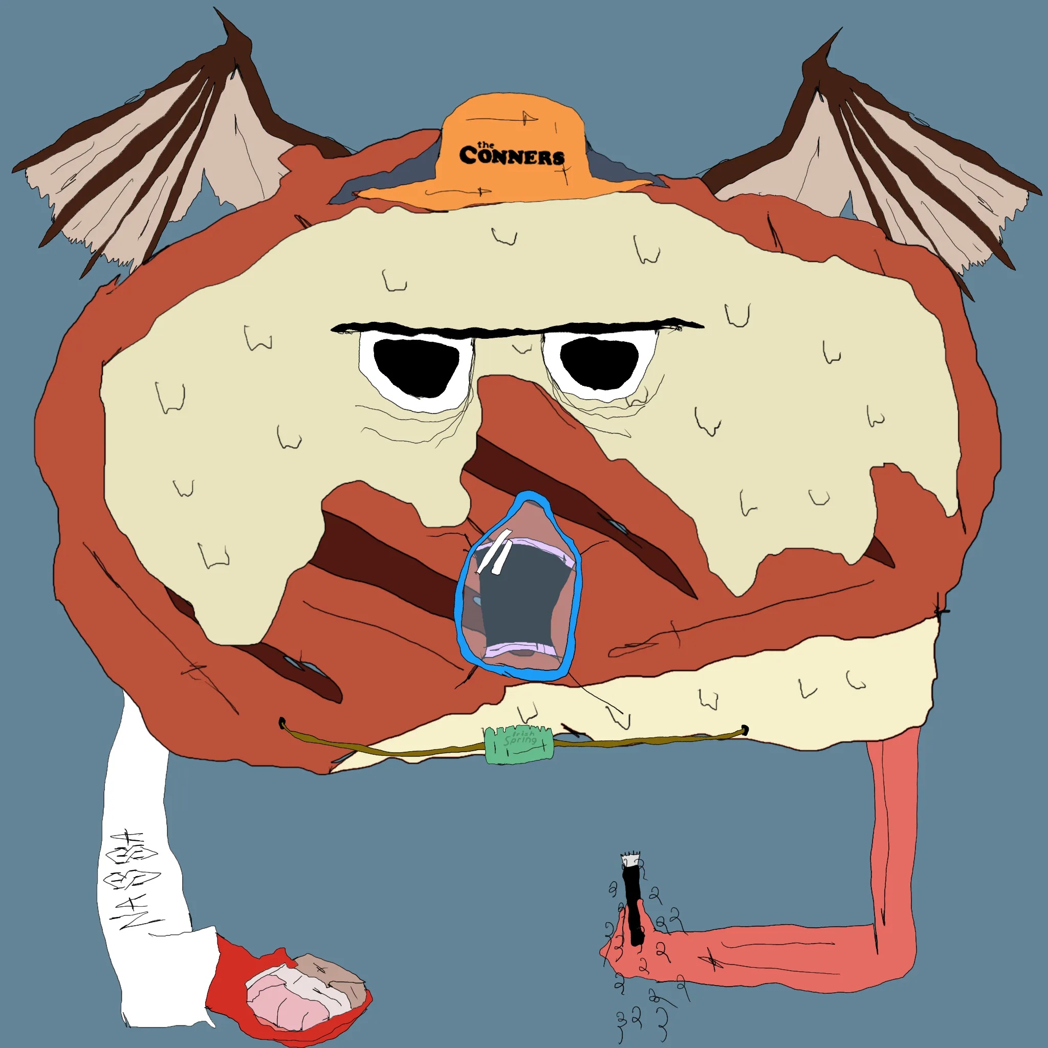 gristle buddee #876 has birthed flaccidly into the world. the next evolution of digital art is here and it's fuckable.