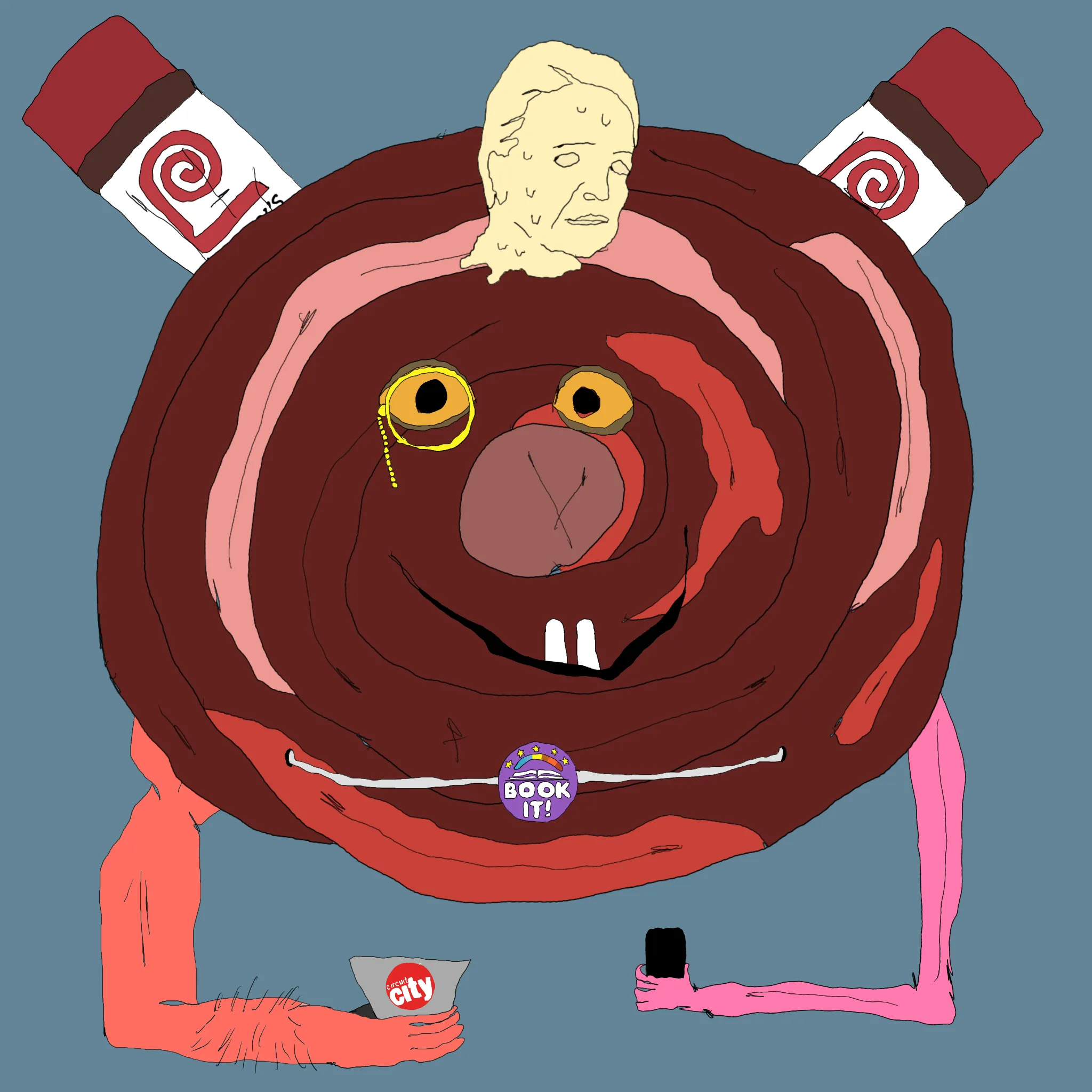 gristle buddee #1756 has birthed flaccidly into the world. the next evolution of digital art is here and it's fuckable.