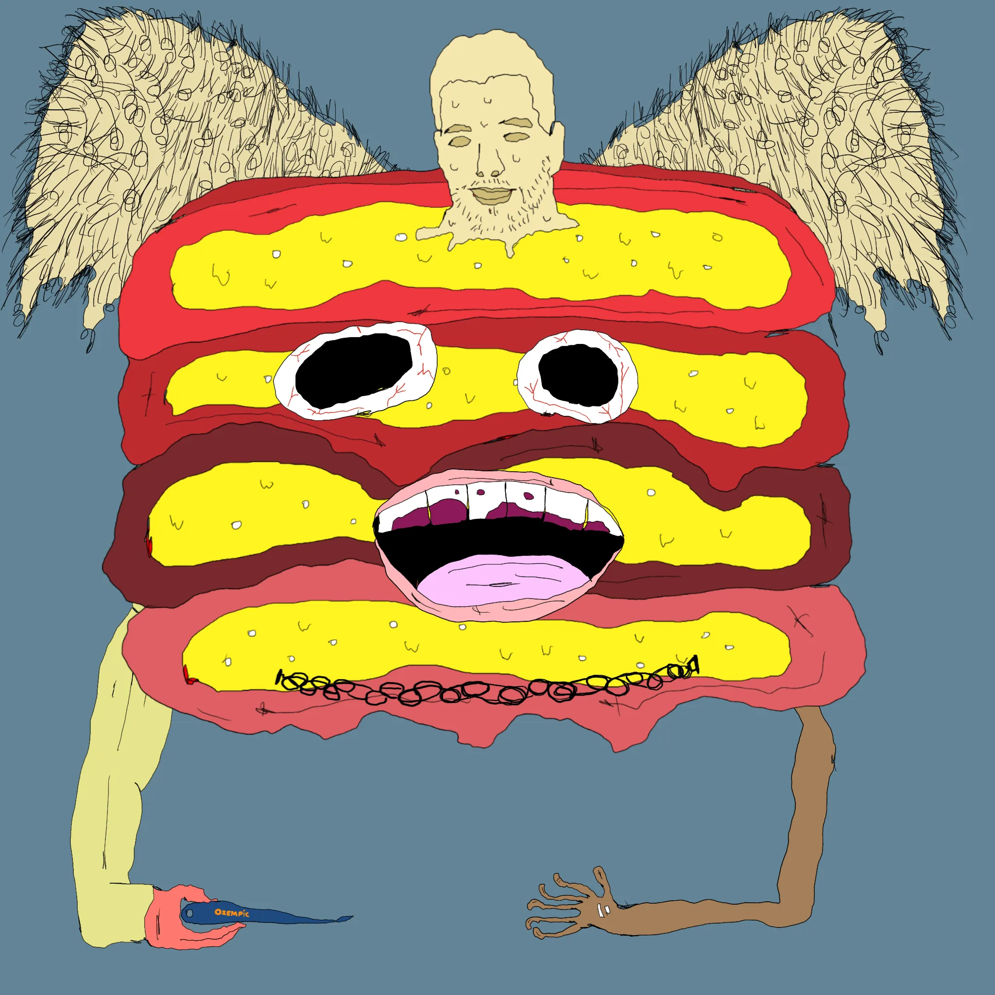 gristle buddee #1576 has birthed flaccidly into the world. the next evolution of digital art is here and it's fuckable.