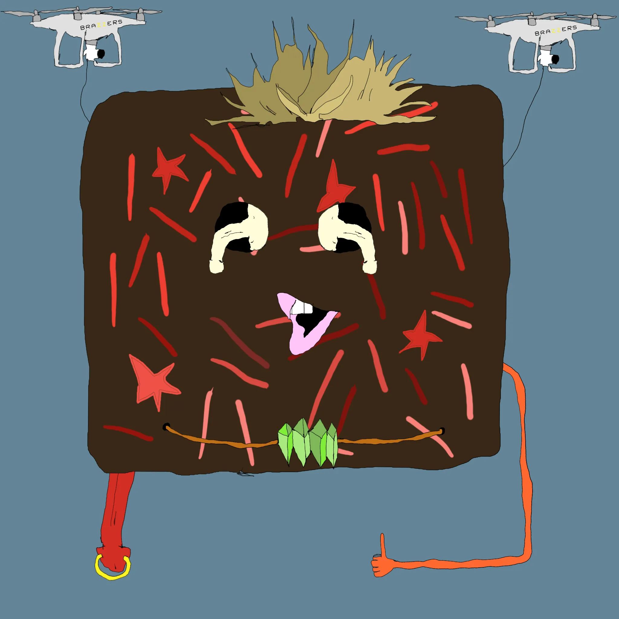 gristle buddee #1640 has birthed flaccidly into the world. the next evolution of digital art is here and it's fuckable.