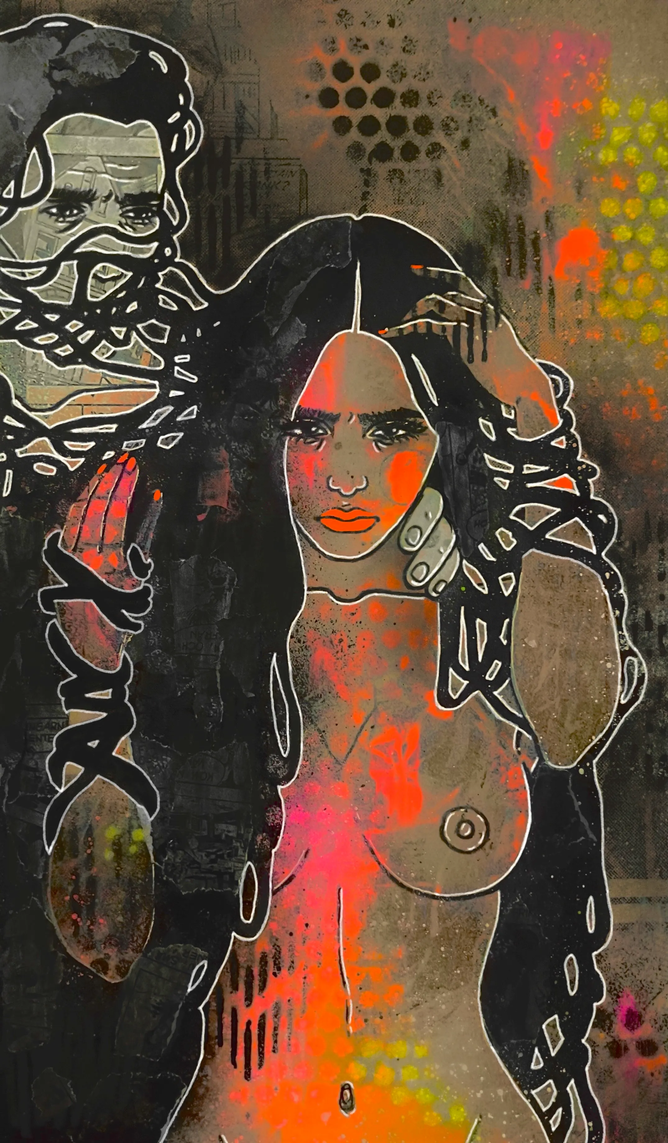 (But I can’t breathe without you)

Layers of physical and digital, meshing them together until you can’t tell them apart