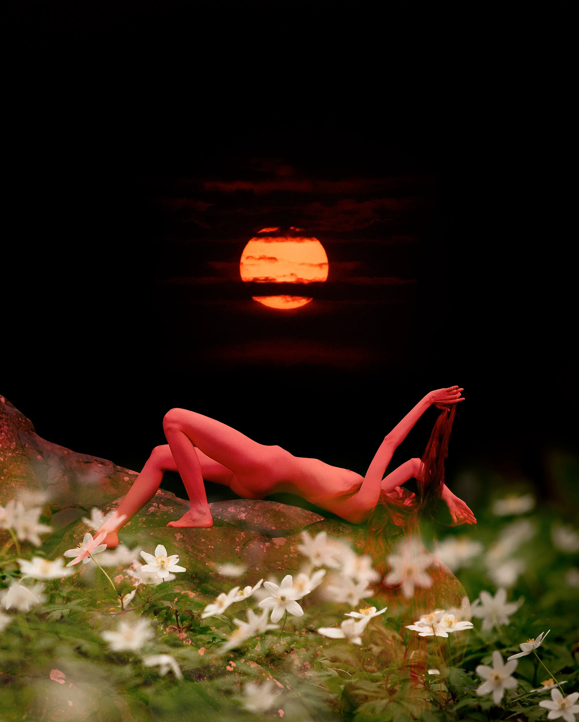 Flowermania is a tribute to Planet Earth blooming (literally and metaphorically) in the world where transformation is a key to happiness of ones soul.

Artist: Synchrodogs
size: 2406x3000px
year: 2021
format: jpg