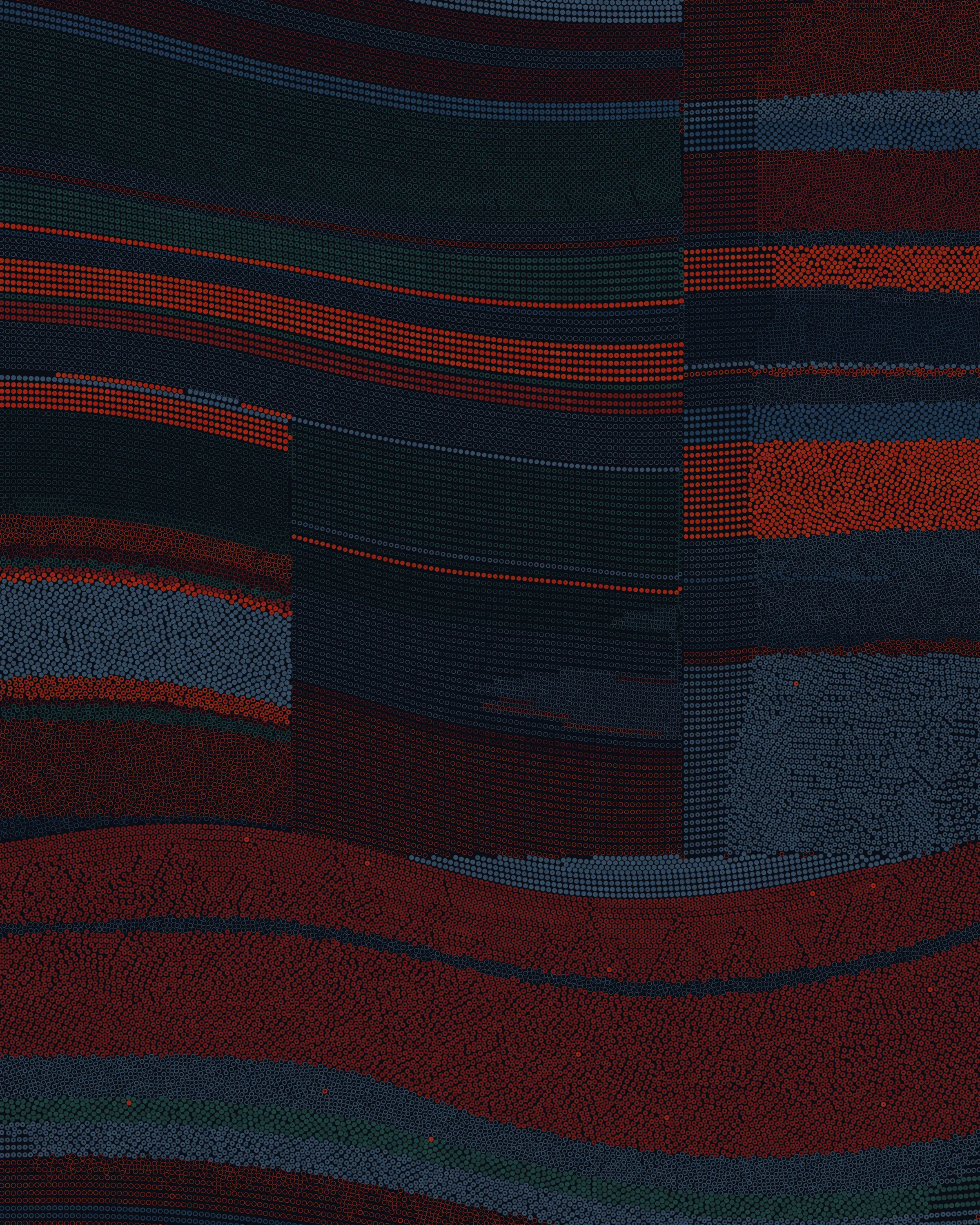 QQL is a collaborative experiment in generative art by Tyler Hobbs and Indigo Mané. This piece was co-created with d00d.eth.