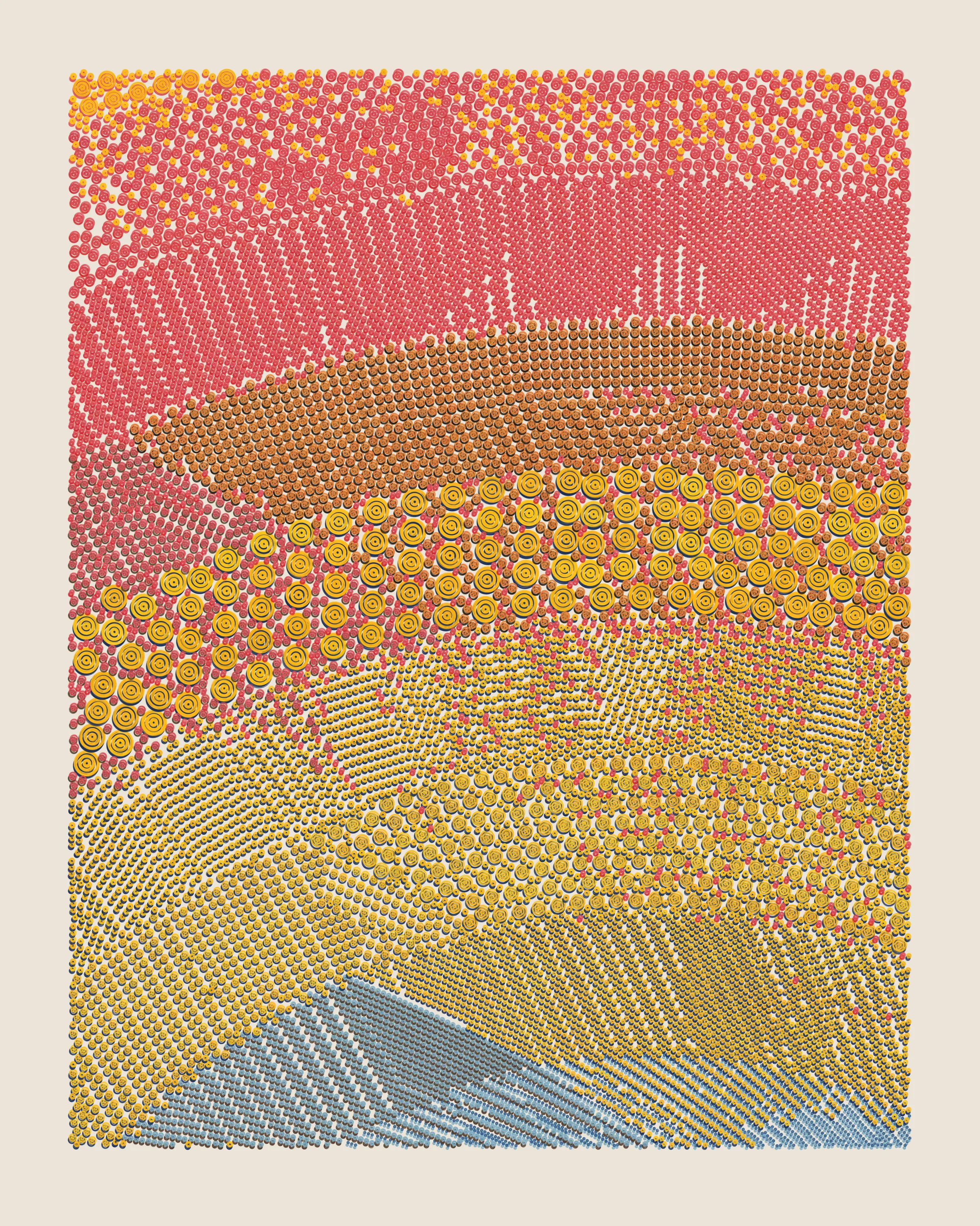 QQL is a collaborative experiment in generative art by Tyler Hobbs and Indigo Mané. This piece was co-created with dandelion.eth.