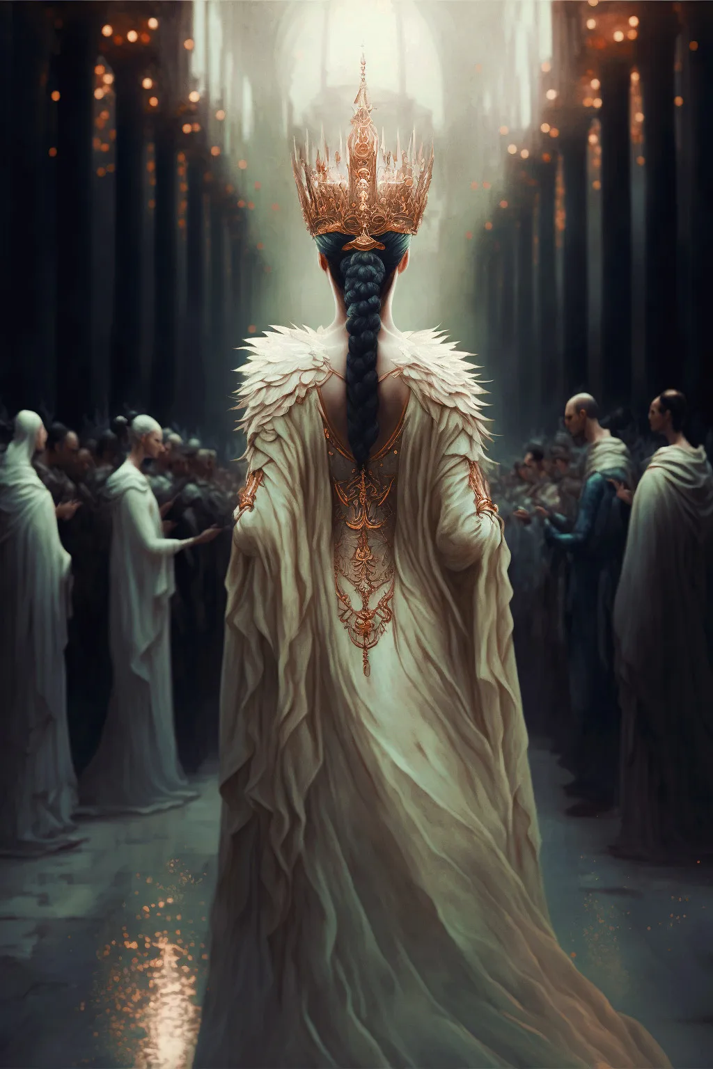Wait for no one. True leaders take their crowns. Rise in your power and coronate yourself.
