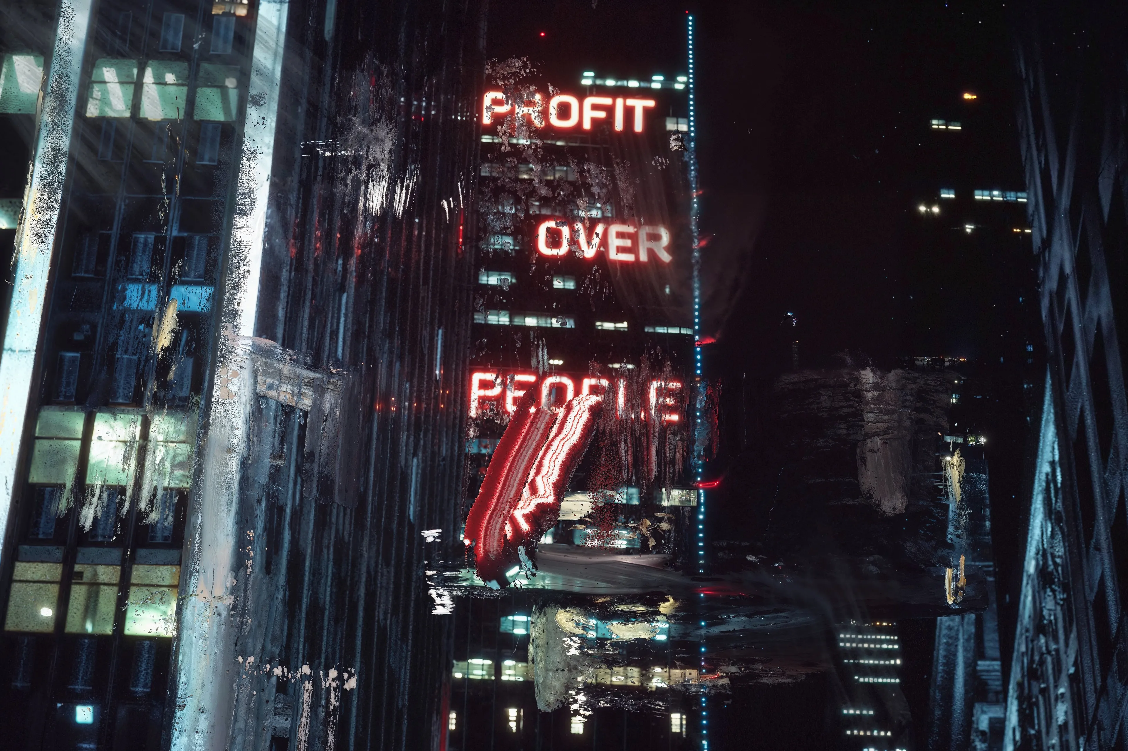 THIS TECHNOCRATIC TOWN

Norman Harman

Postpainting

Circa 2025