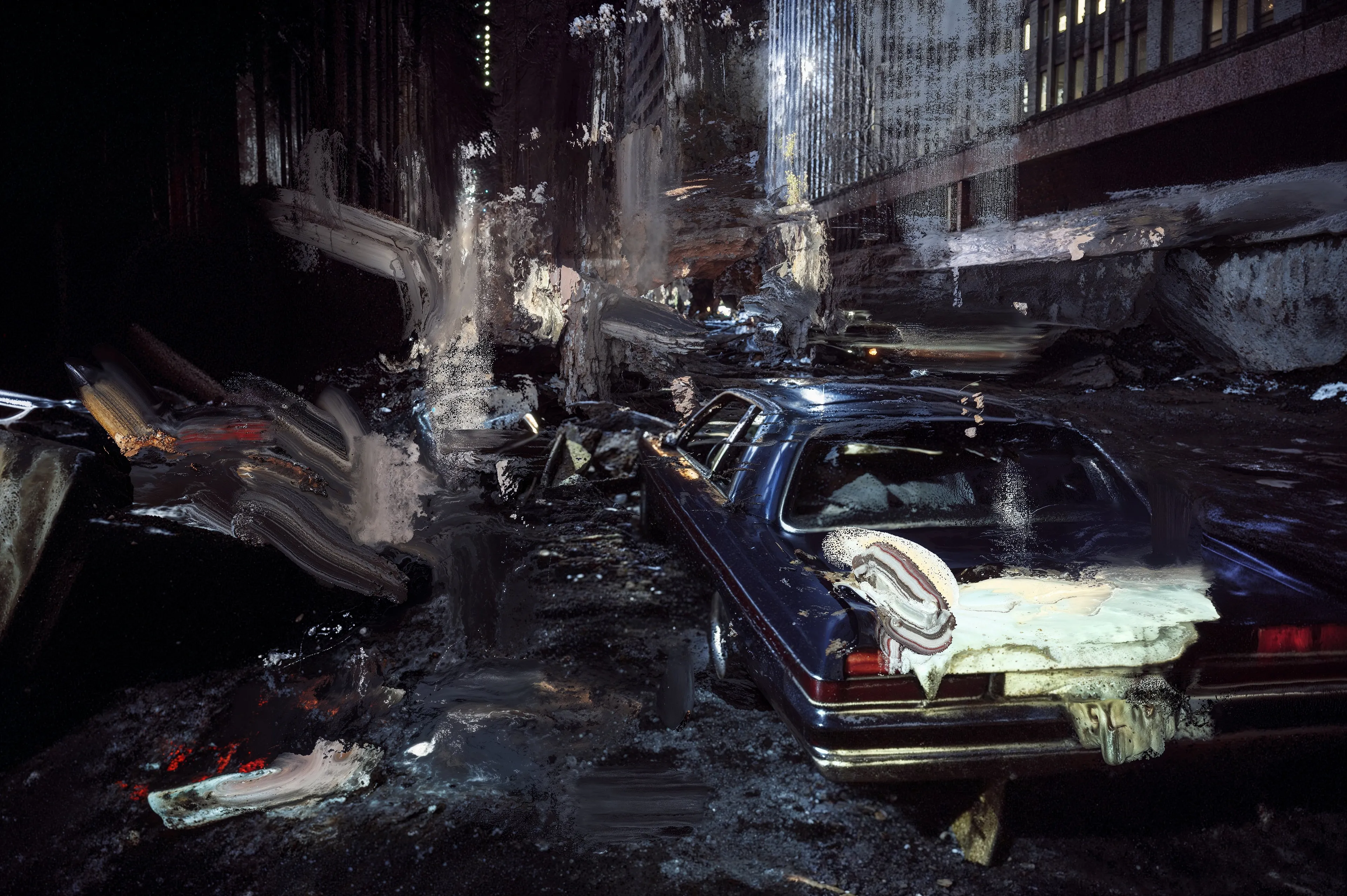 THIS TECHNOCRATIC TOWN

Norman Harman

Postpainting

Circa 2025