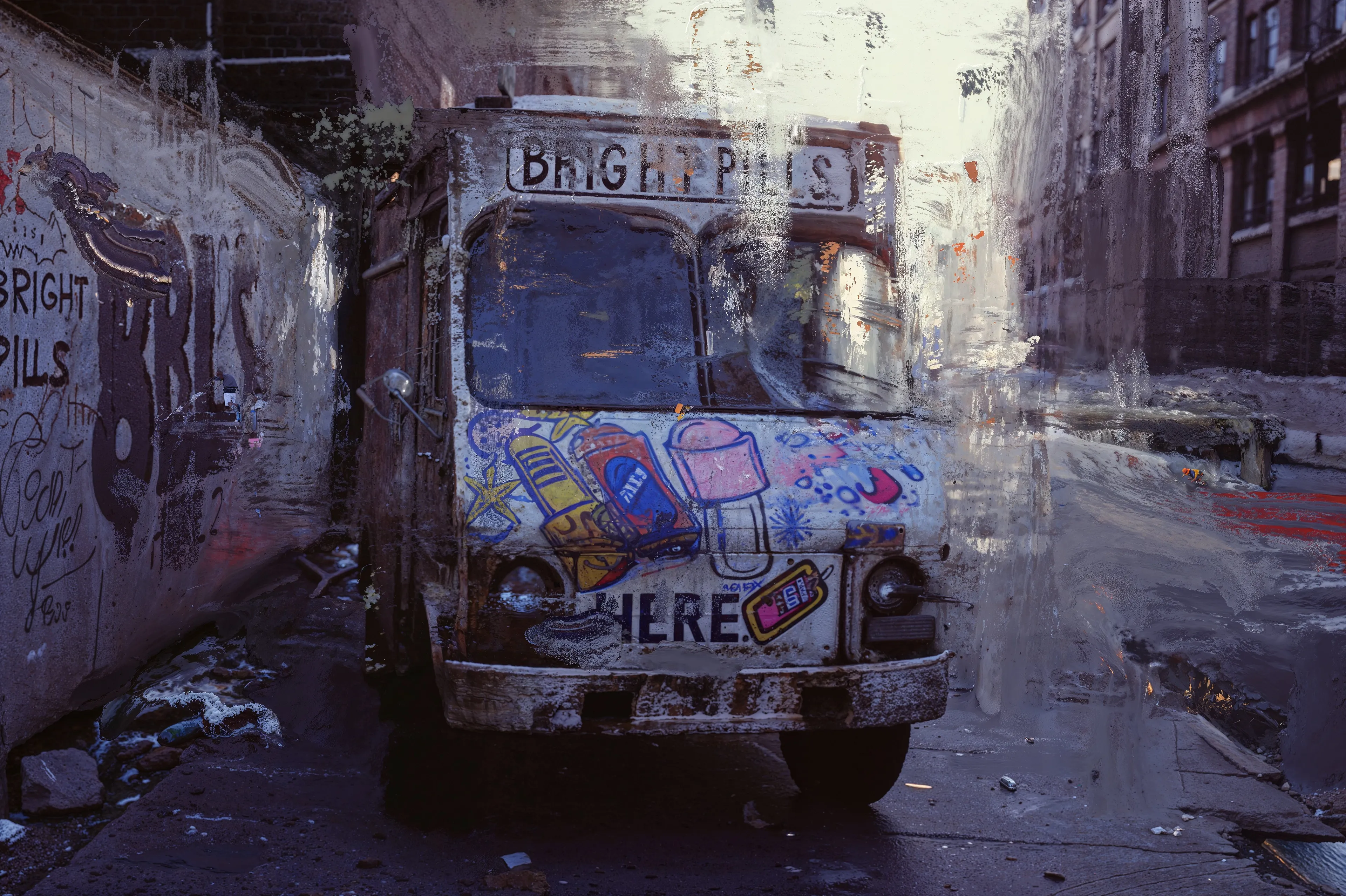 THIS TECHNOCRATIC TOWN

Norman Harman

Postpainting

Circa 2025