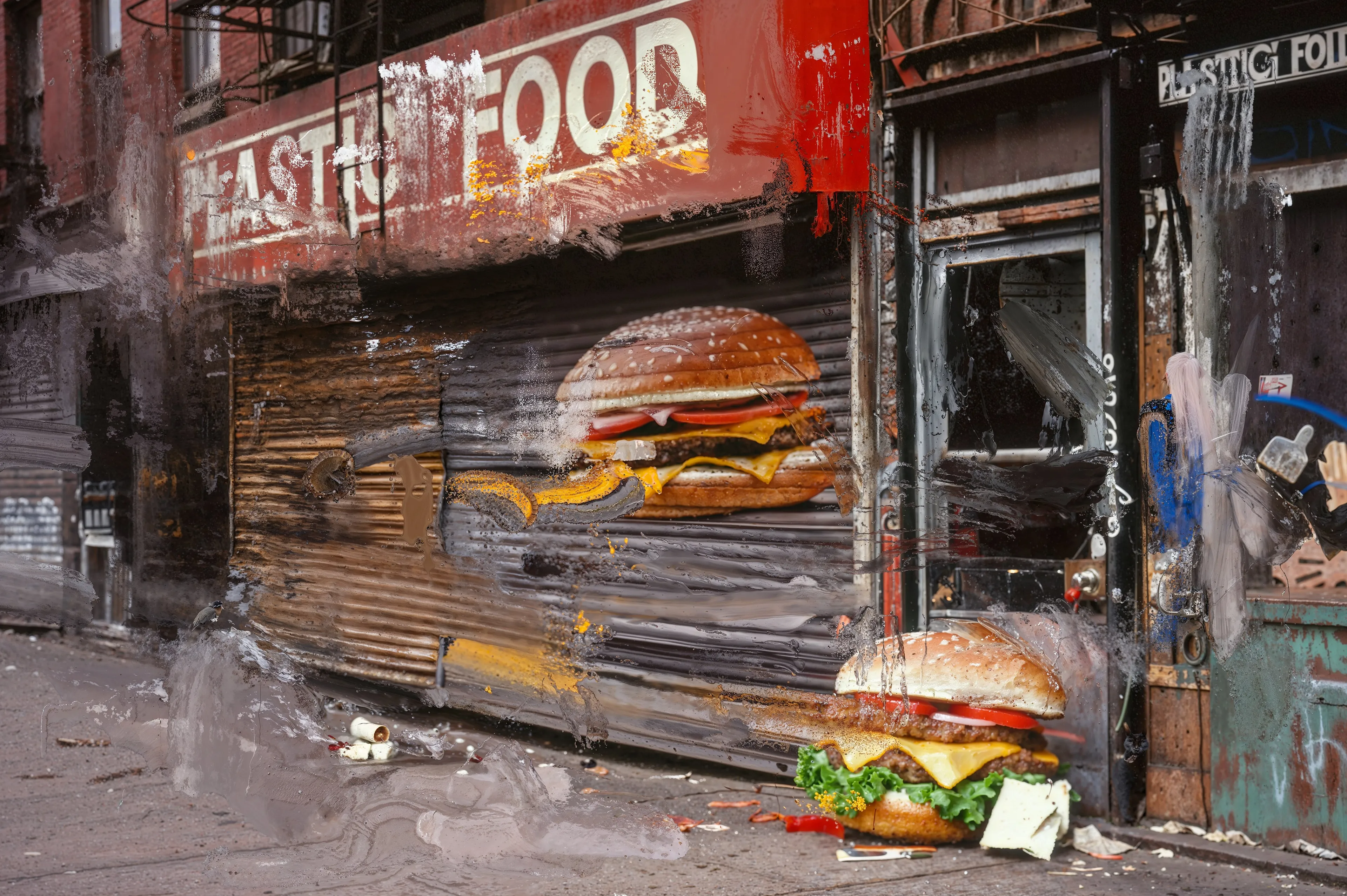 THIS TECHNOCRATIC TOWN

Norman Harman

Postpainting

Circa 2025