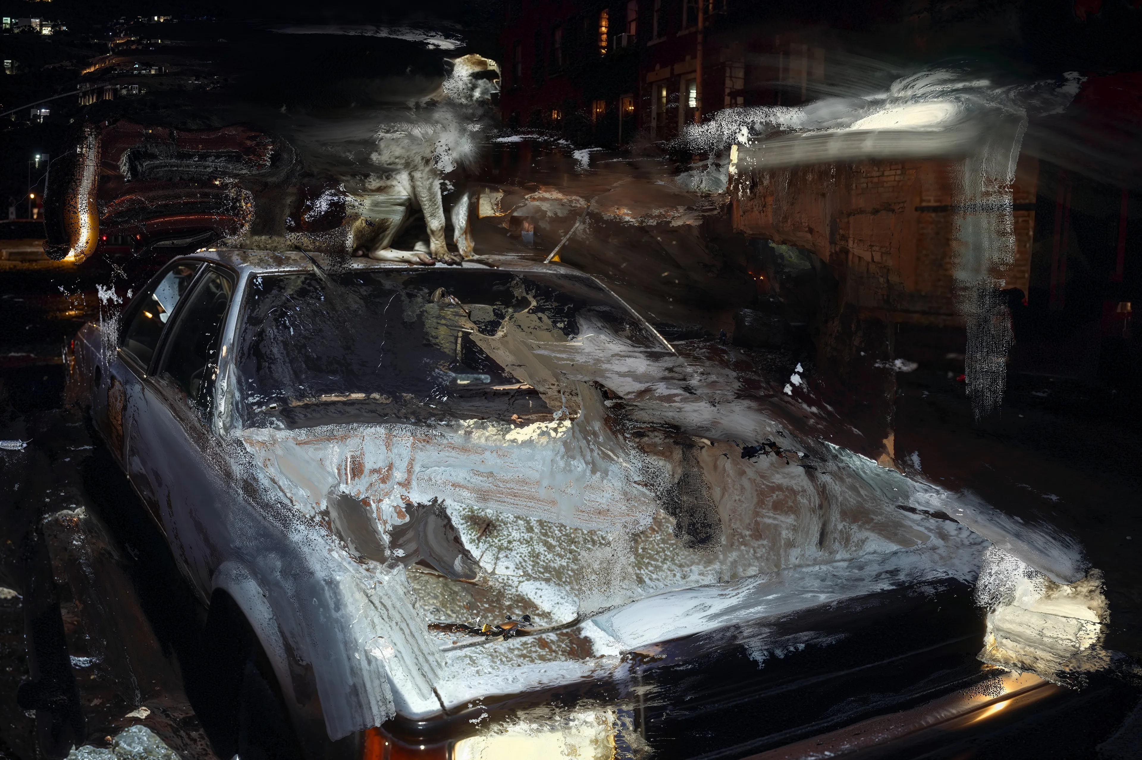 THIS TECHNOCRATIC TOWN

Norman Harman

Postpainting

Circa 2025