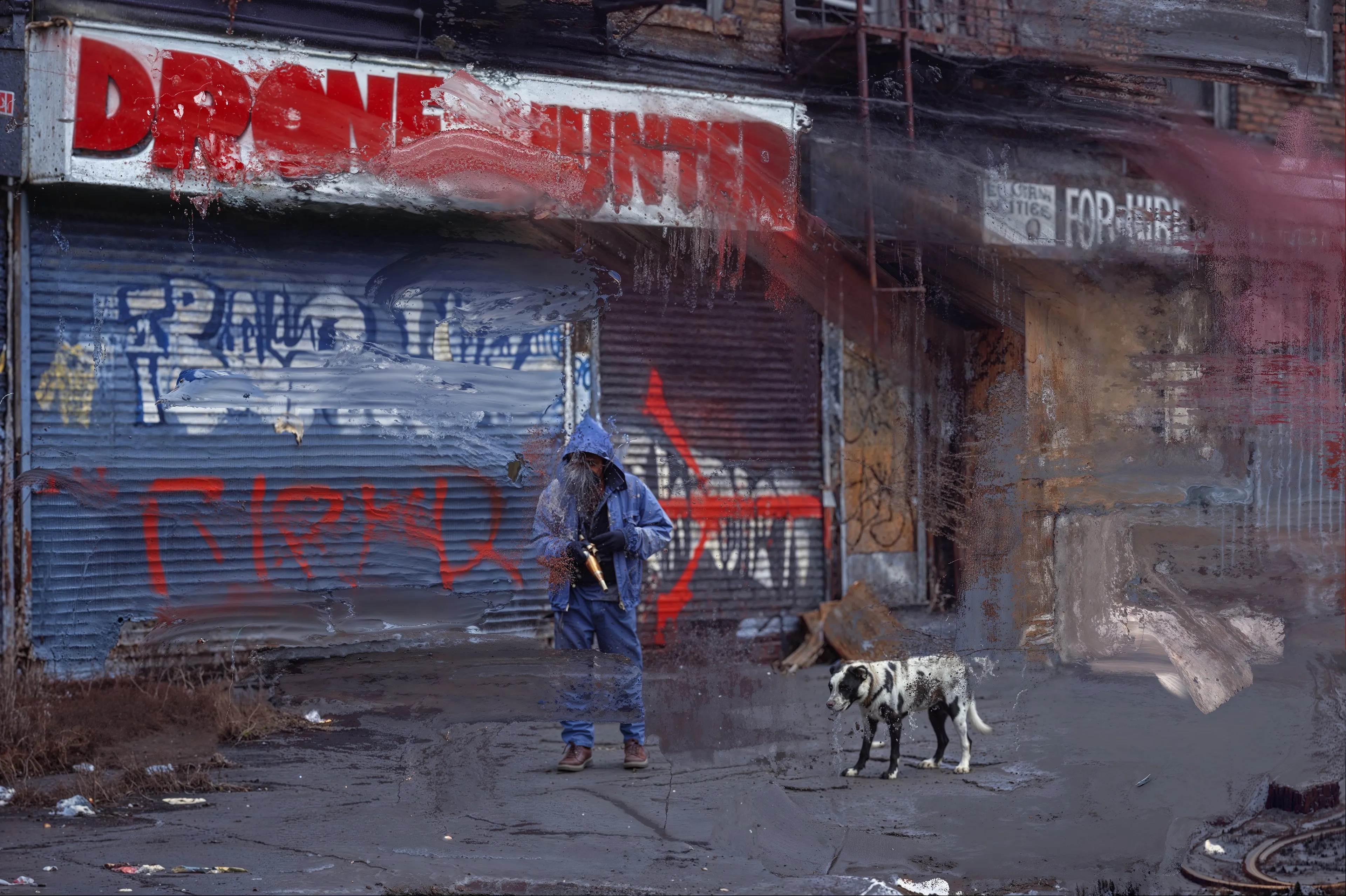 THIS TECHNOCRATIC TOWN

Norman Harman

Postpainting

Circa 2025