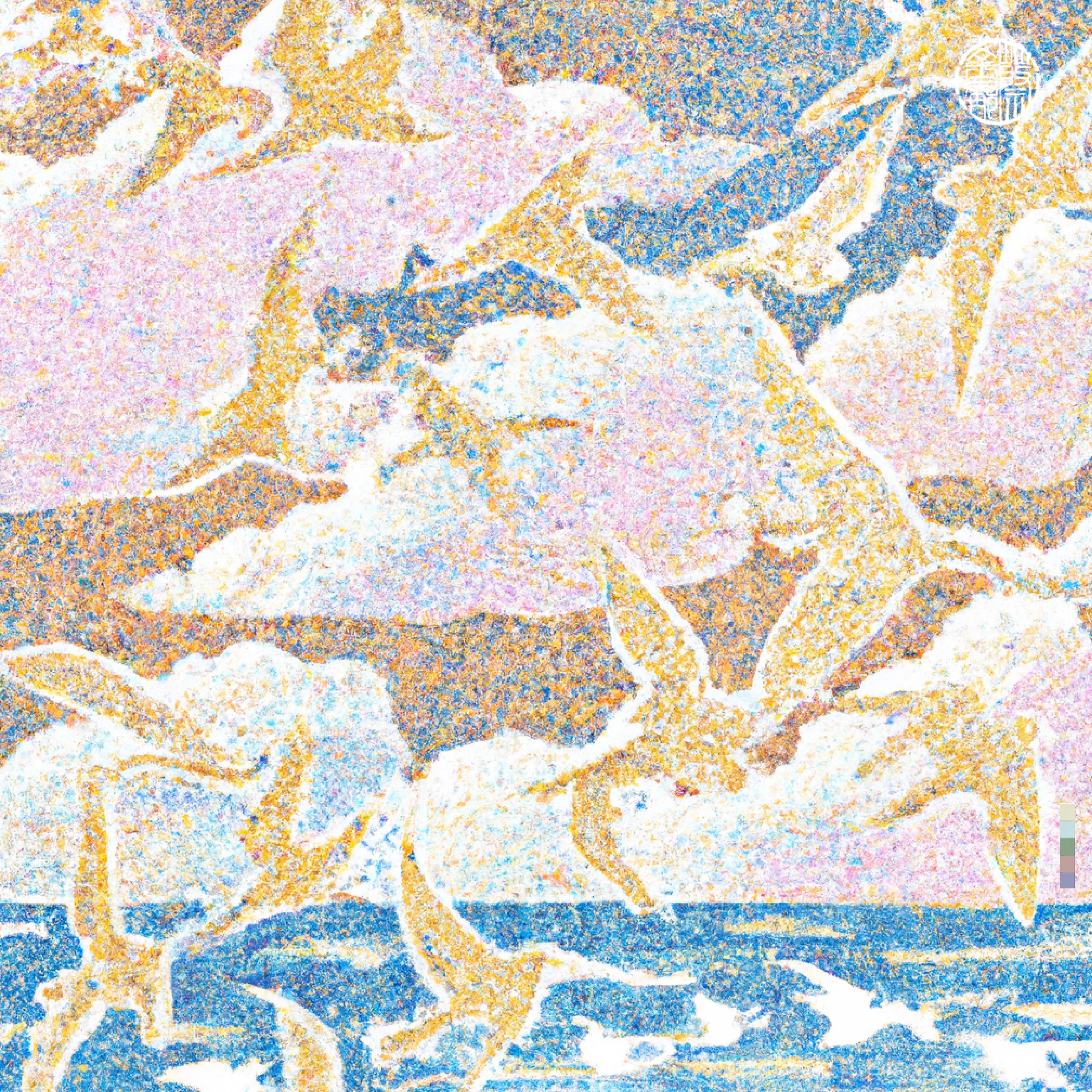 A collection where we look up… I live in a place of vast, ever changing skies, expansive ocean and abundant bird life. It is a rich, shifting beauty of atmospheric space and calming nature that I have the privilege to see every day.  This collection invites you to see the world through my eyes. “With no body worthy of offering, I long to present you the sky above. To hand over everything to you.” - Yumi Fuzuki · Love Georgina × DALL·E