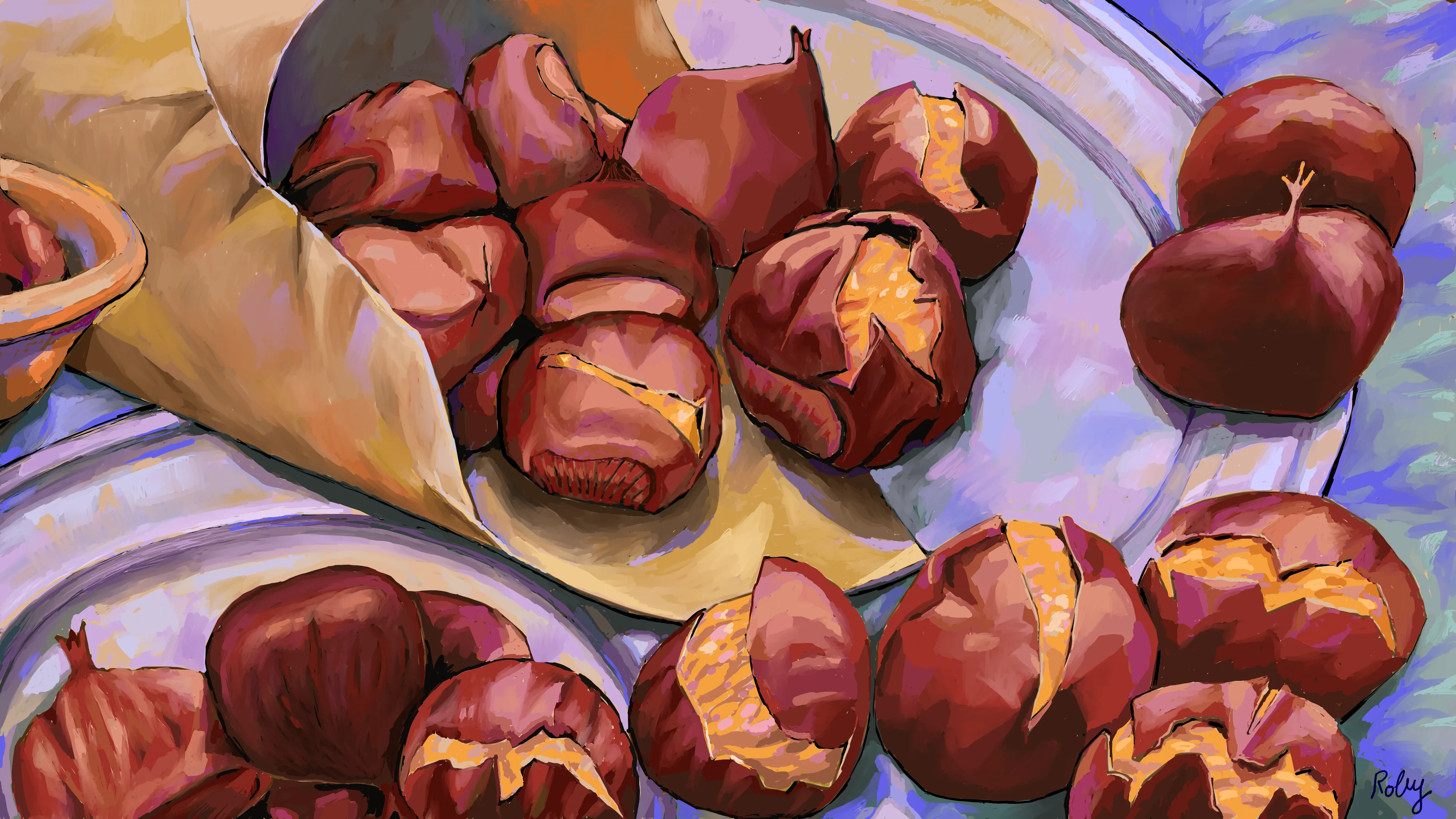 Digital artwork depicting one of my favorite traditional snacks from my youth.

1/1 edition created on CSP by Siapou. 

Resolution: 3840x2160 pixels, 300 dpi.
