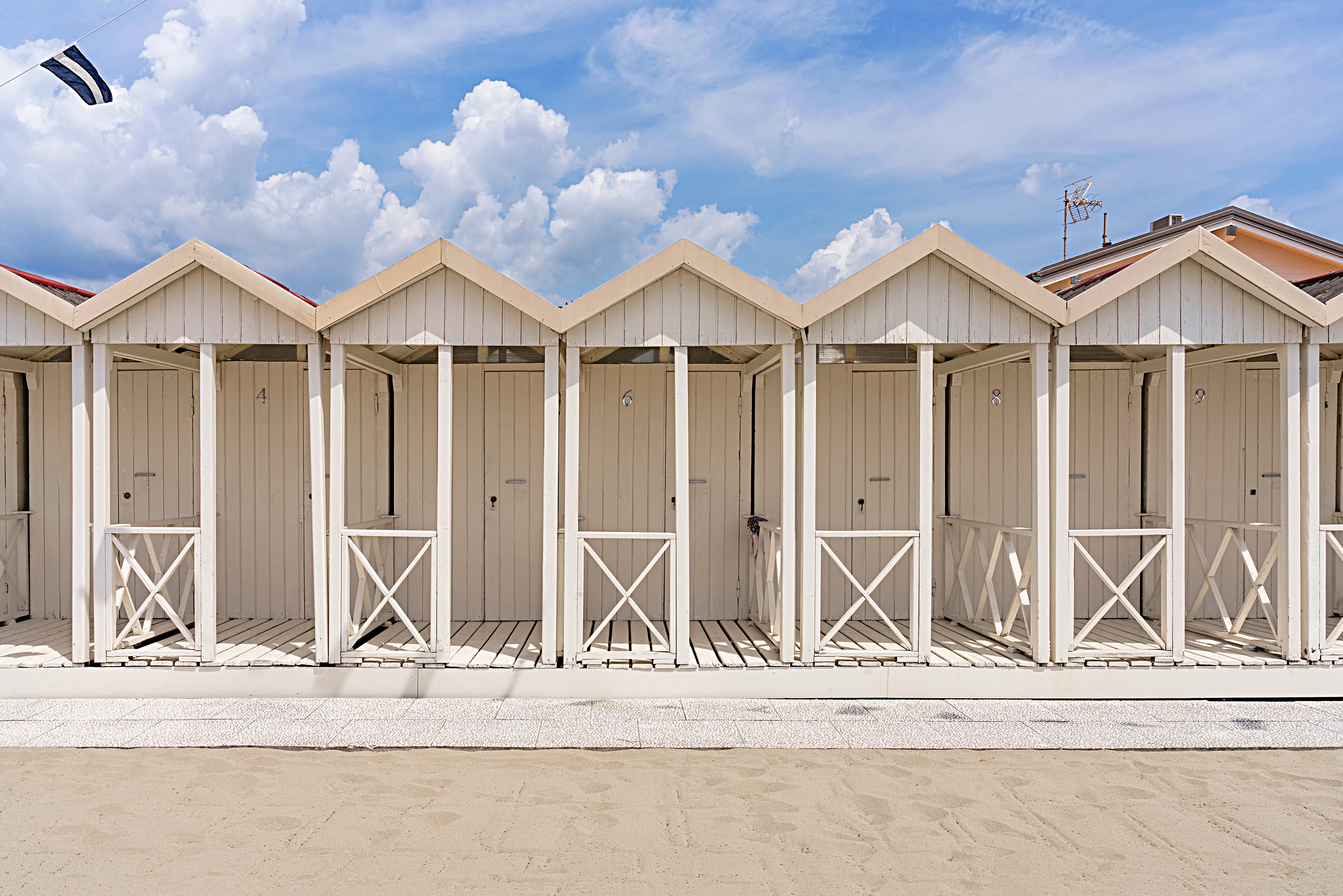 Beach hut, Forte dei Marmi, Italy - Summer 2024 - 1/1