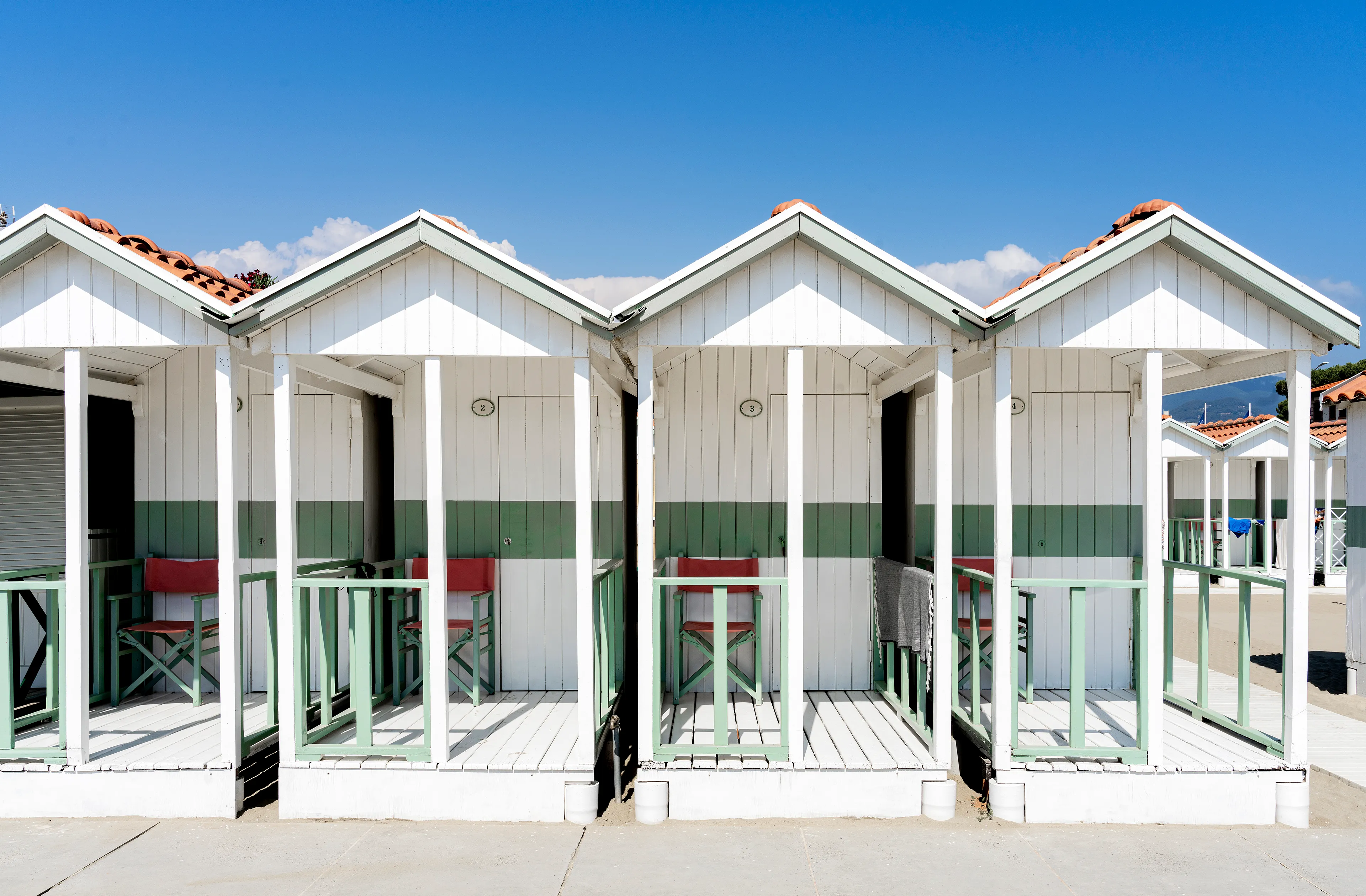 Beach hut, Forte dei Marmi, Italy - Summer 2024 - 1/1