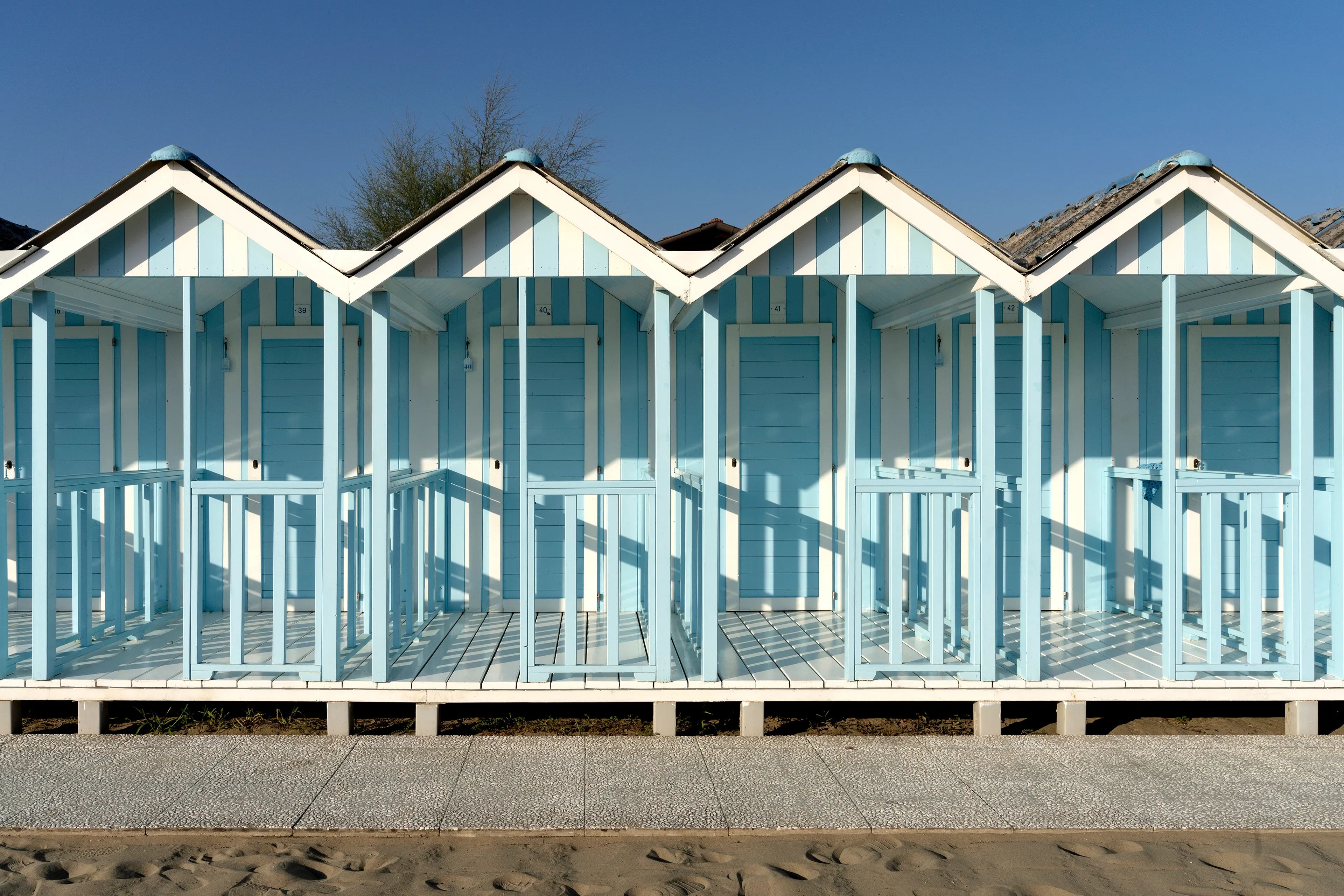 Beach hut, Forte dei Marmi, Italy - Summer 2024 - 1/1