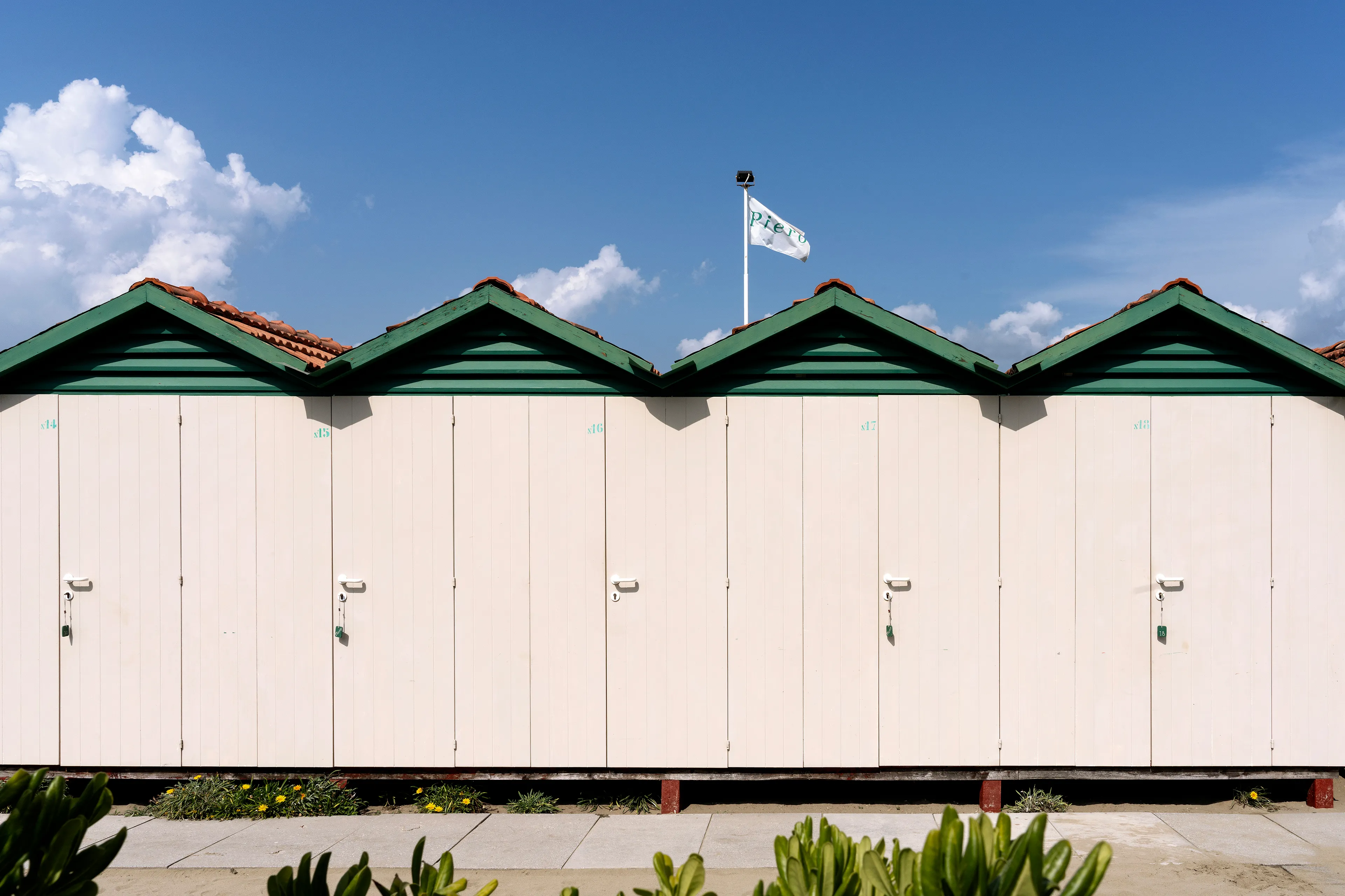 Beach hut, Forte dei Marmi, Italy - Summer 2024 - 1/1