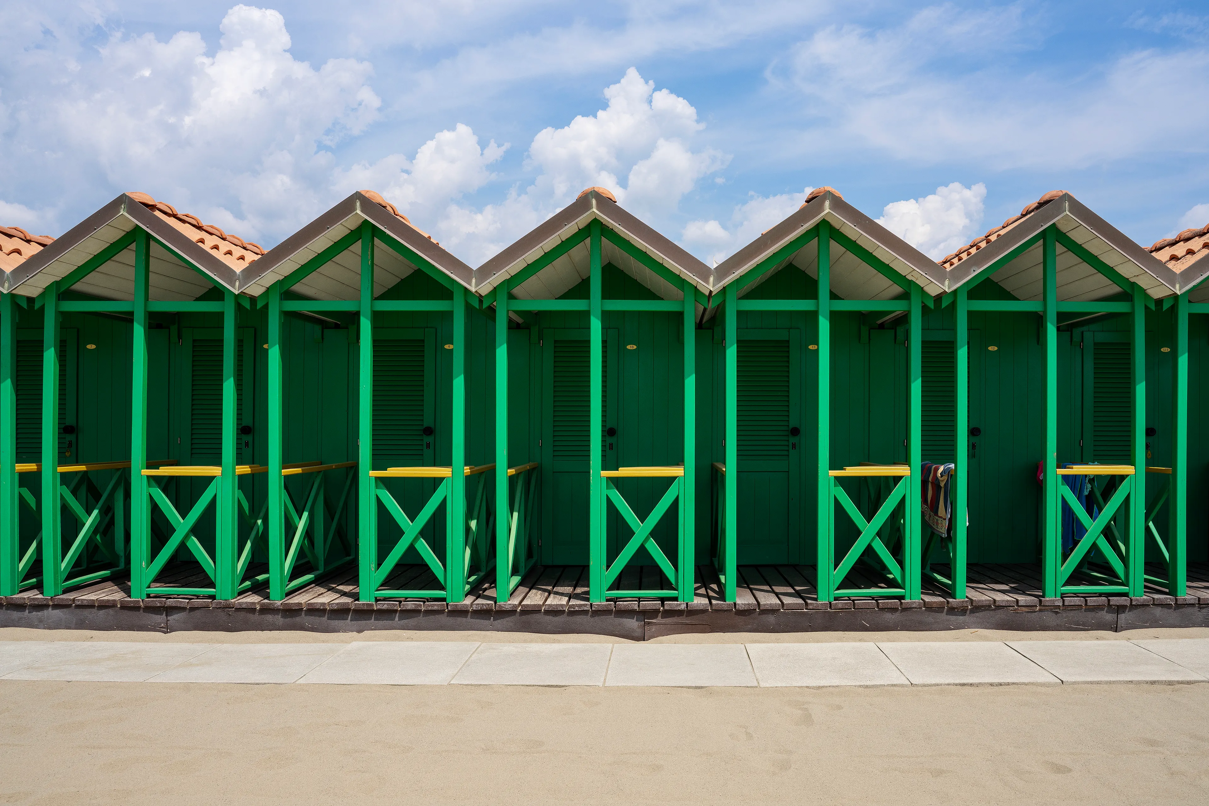 Beach hut, Forte dei Marmi, Italy - Summer 2024 - 1/1