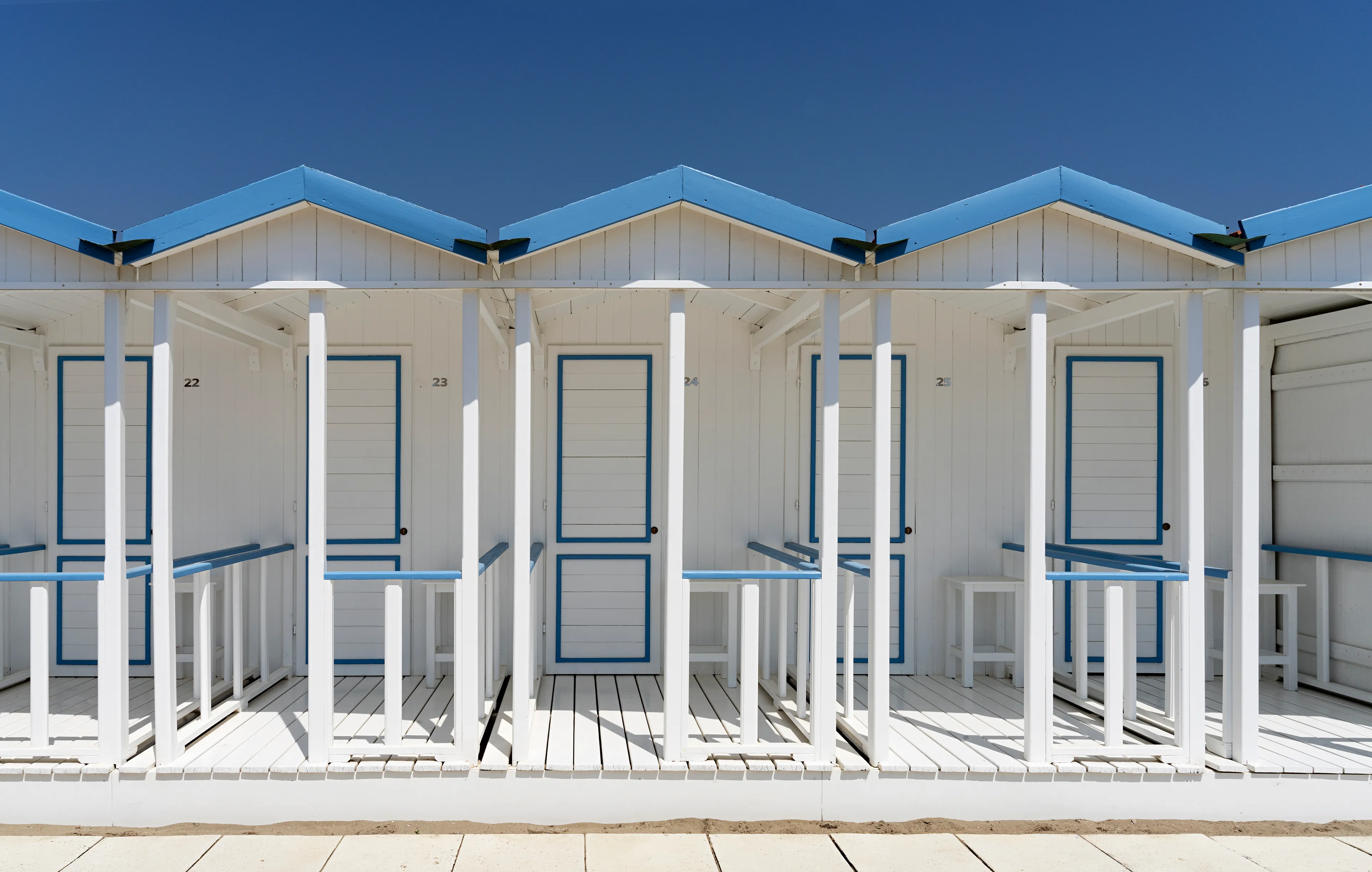 Beach hut, Forte dei Marmi, Italy - Summer 2024 - 1/1