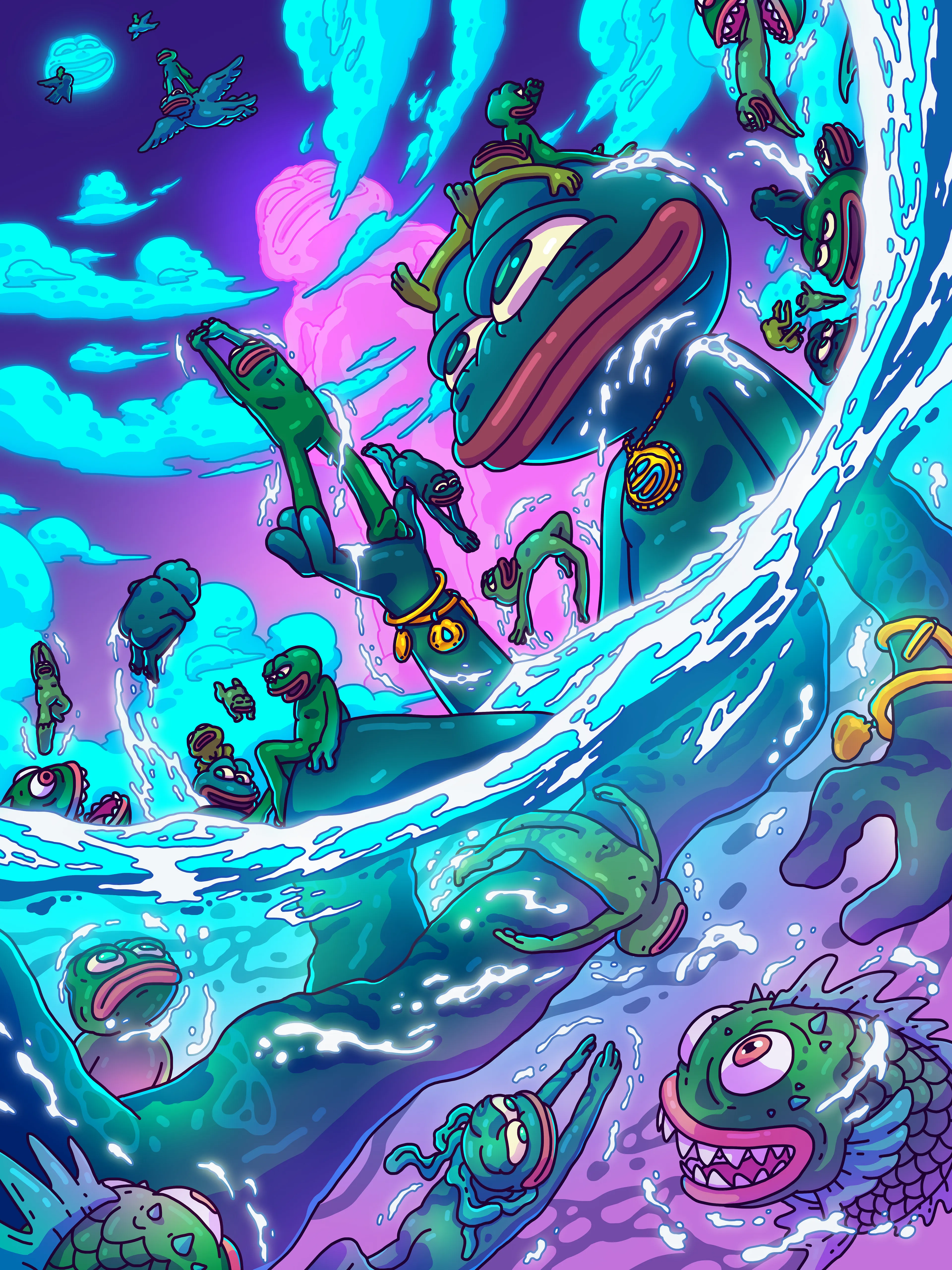 Pepe's life in the sea.